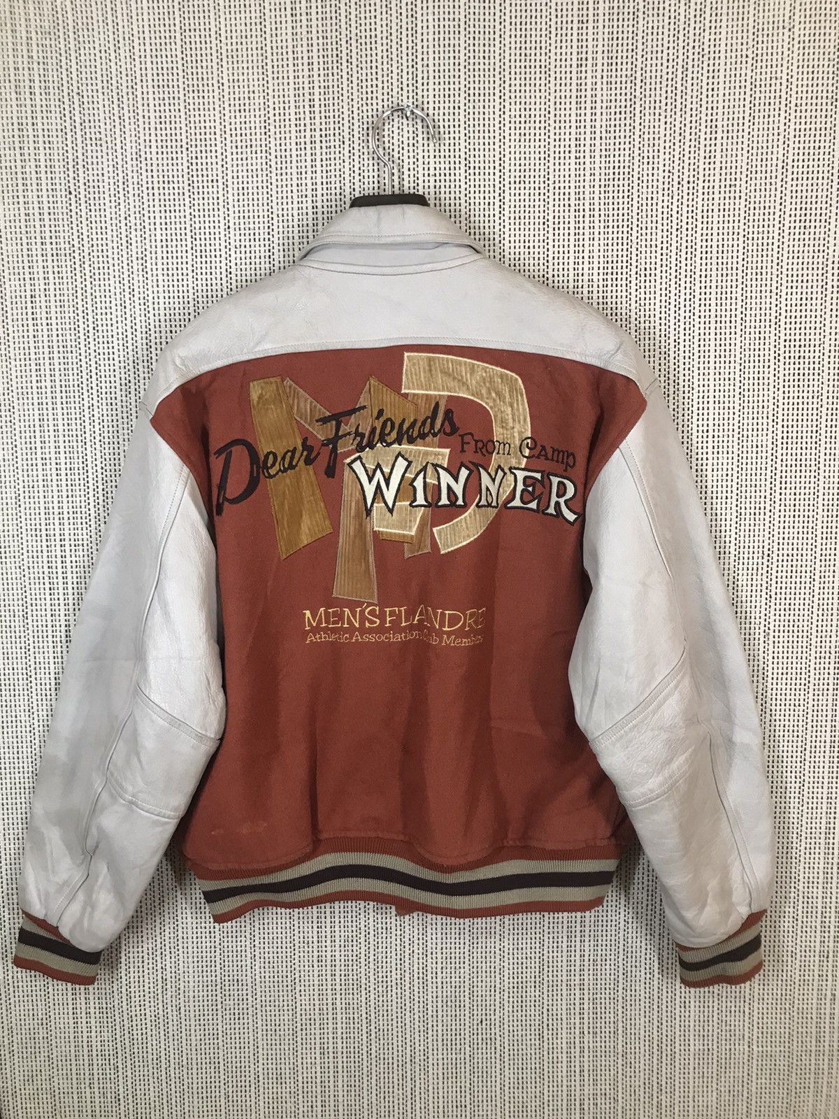 MLB × Vintage ‼️VINTAGE MLB MEN'S FLANDRE VARSITY JACKET wool DISTRESSED‼️ Size US L / EU 52-54 / 3 - 1 Thumbnail