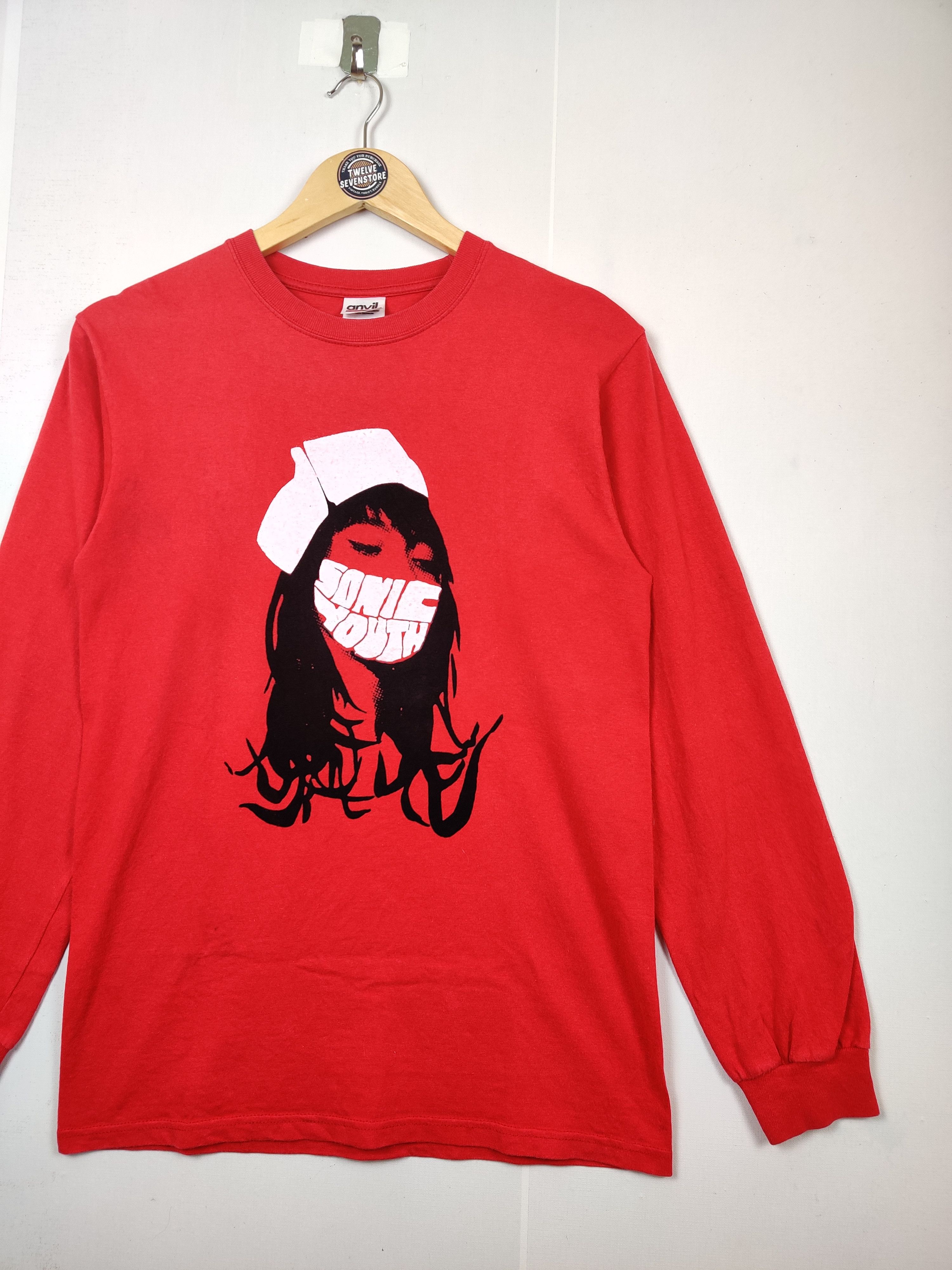 Band Tees Vintage Sonic Youth Nurse Band Long Sleeve Tee Tshirt Size US S / EU 44-46 / 1 - 3 Thumbnail