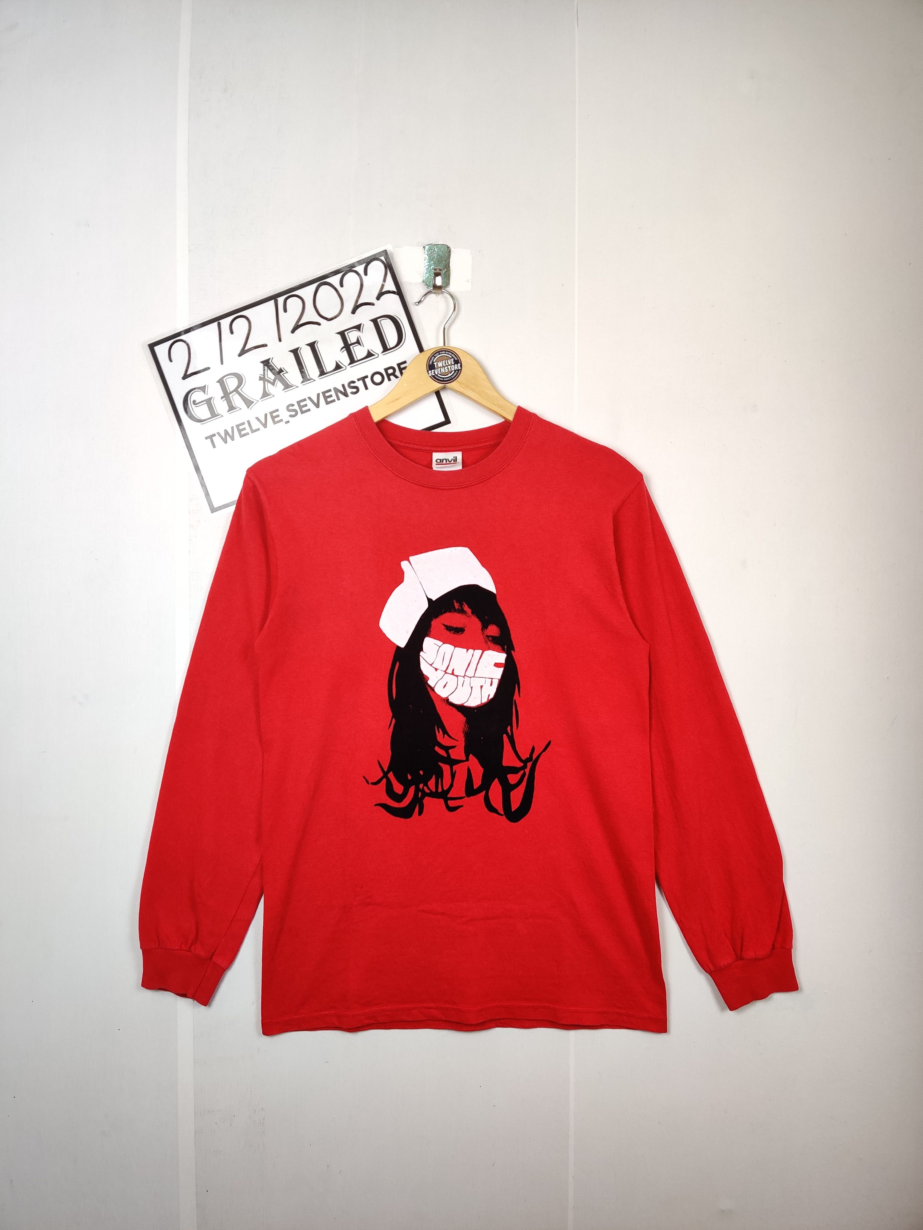 Band Tees Rock Band Vintage Vintage Sonic Youth Nurse Band Long Sleeve Tee Tshirt Grailed