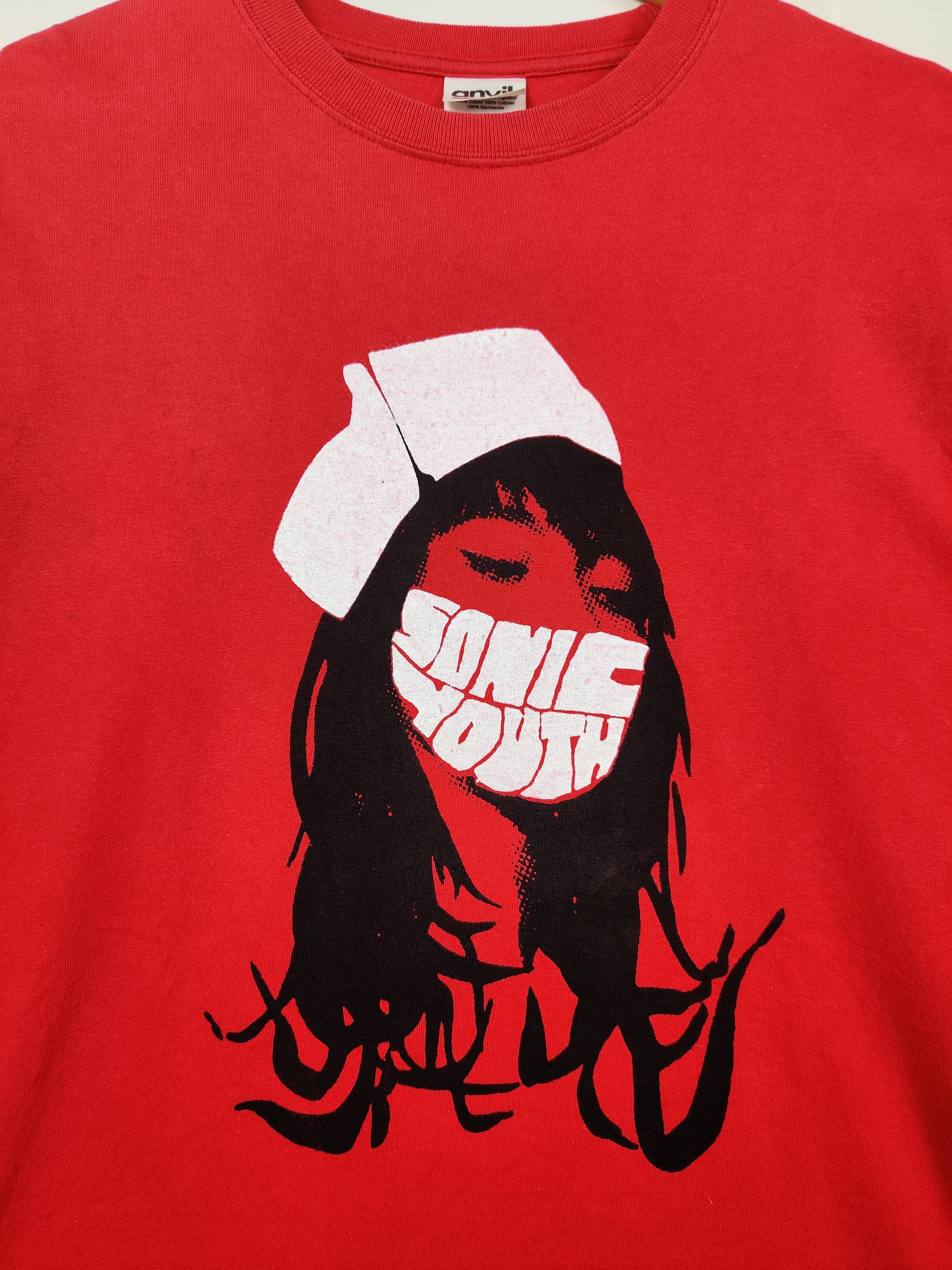 Band Tees Vintage Sonic Youth Nurse Band Long Sleeve Tee Tshirt Size US S / EU 44-46 / 1 - 5 Thumbnail