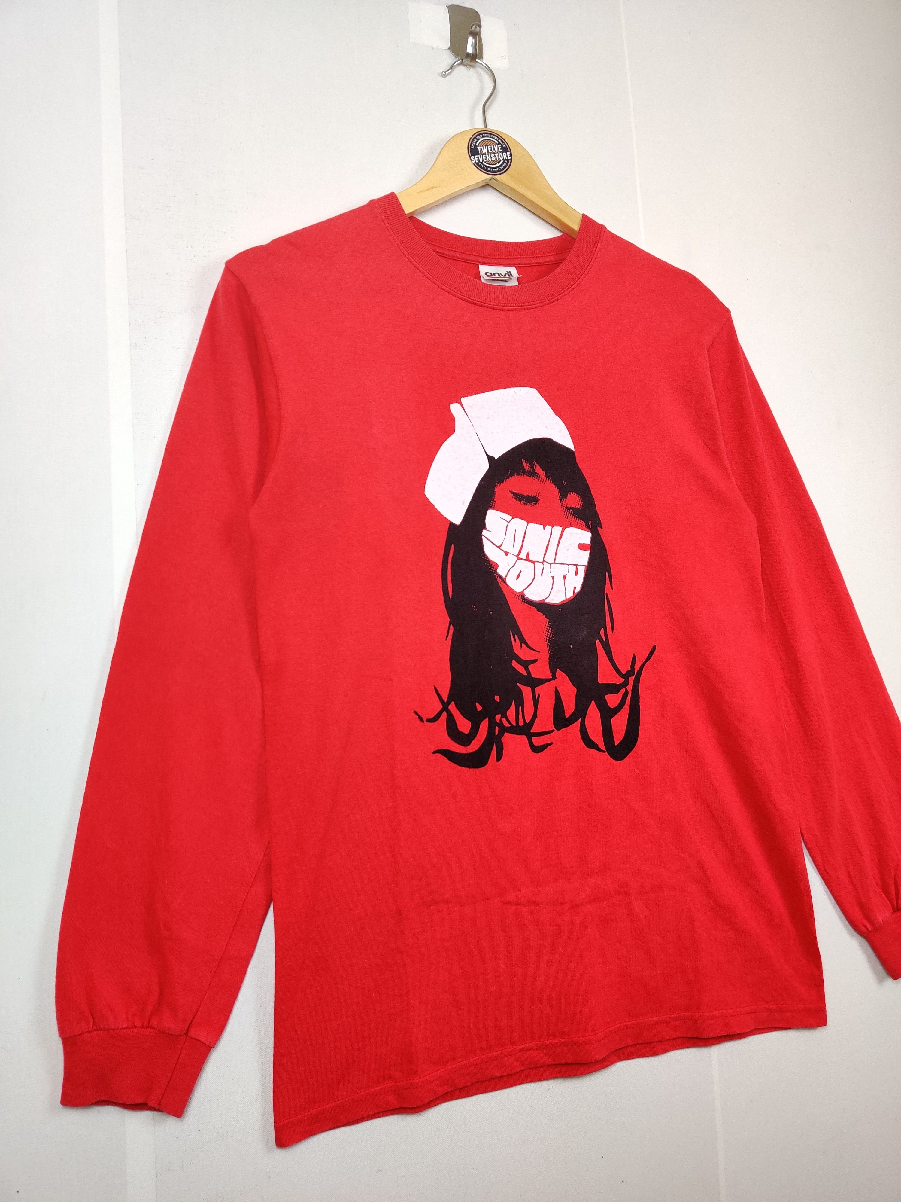 Band Tees Vintage Sonic Youth Nurse Band Long Sleeve Tee Tshirt Size US S / EU 44-46 / 1 - 4 Thumbnail