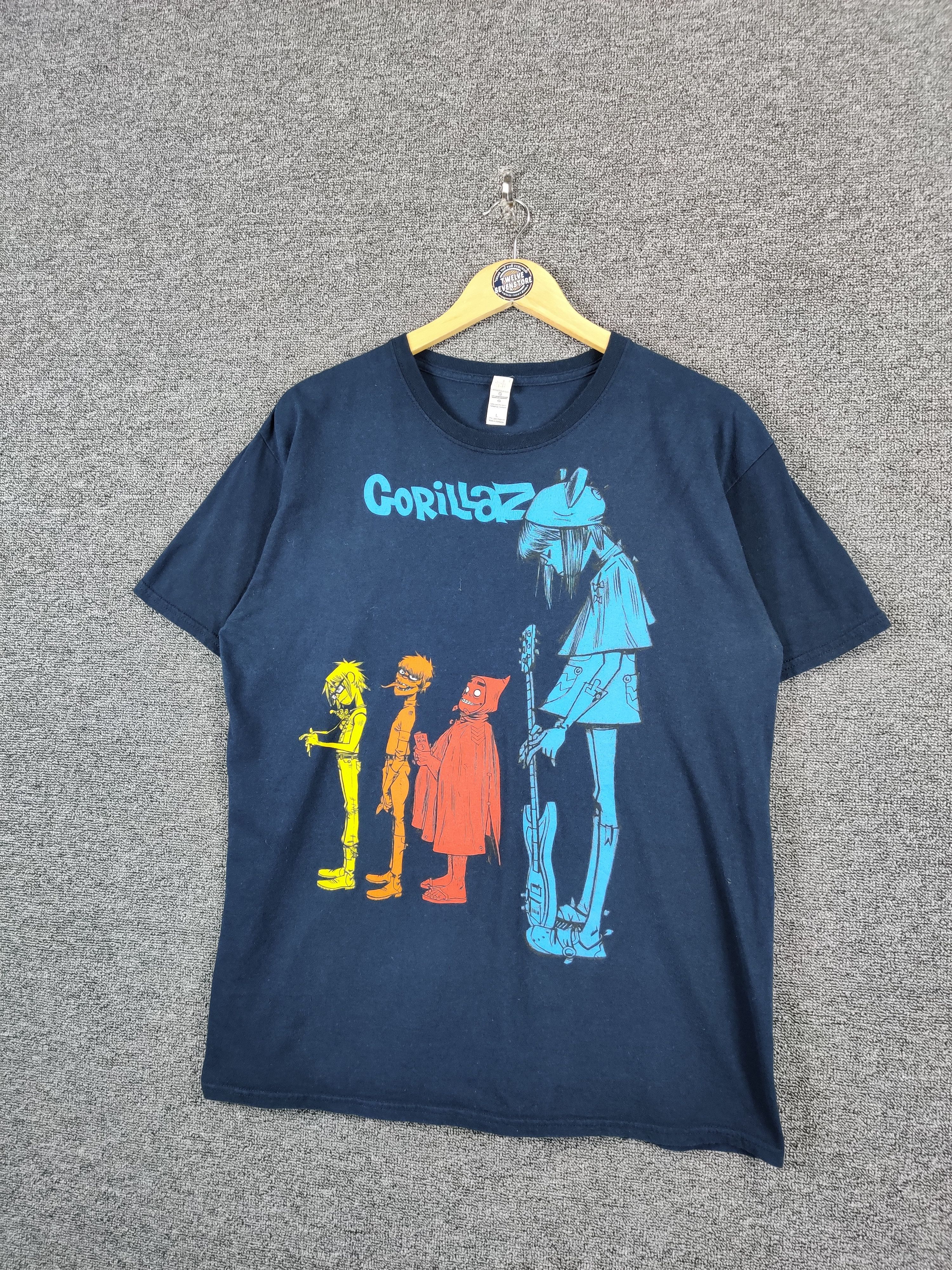 Band Tees Vintage Gorillaz Band Tee Tshirt Size US L / EU 52-54 / 3 - 2 Thumbnail