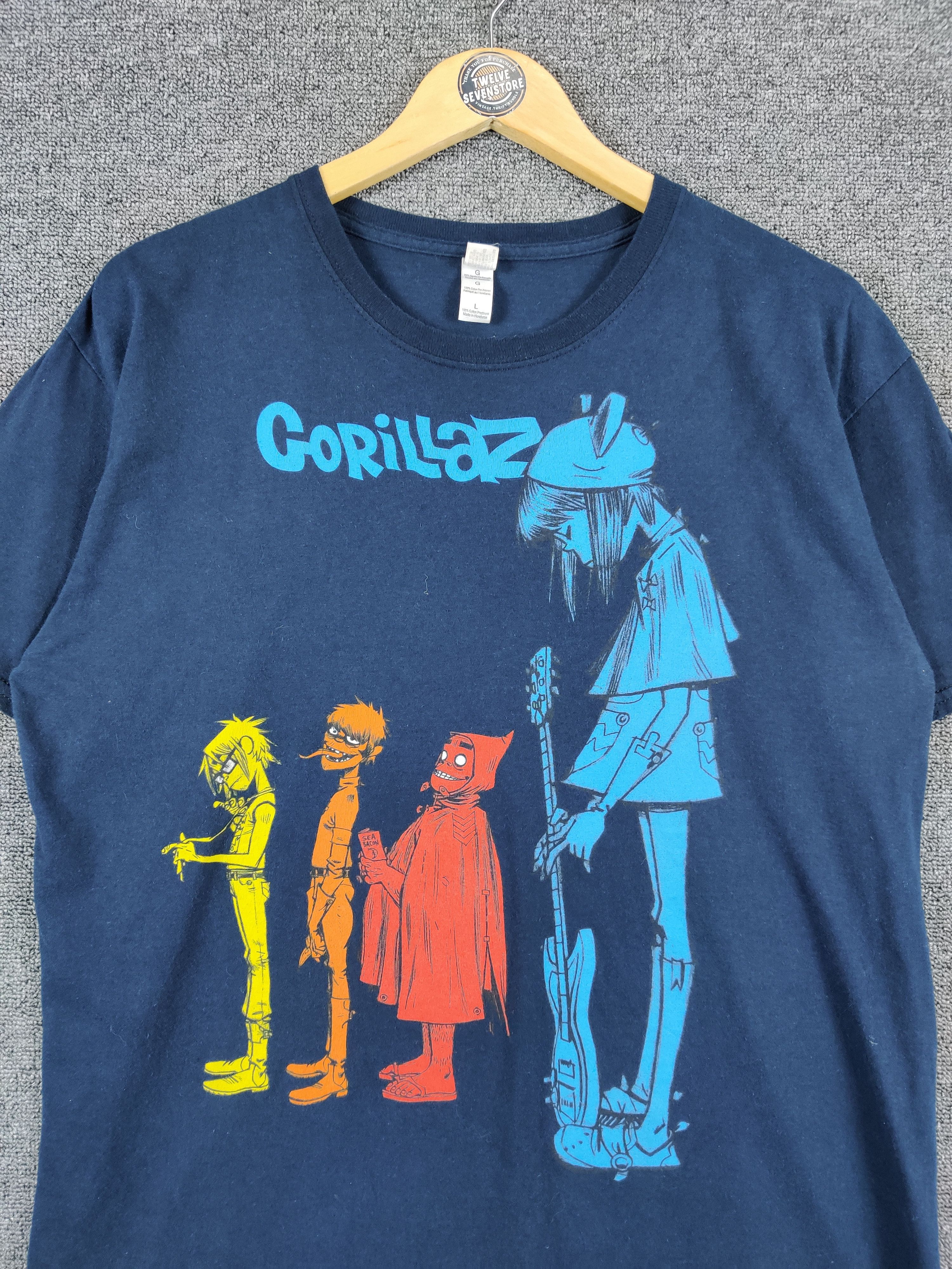 Band Tees Vintage Gorillaz Band Tee Tshirt Size US L / EU 52-54 / 3 - 4 Thumbnail