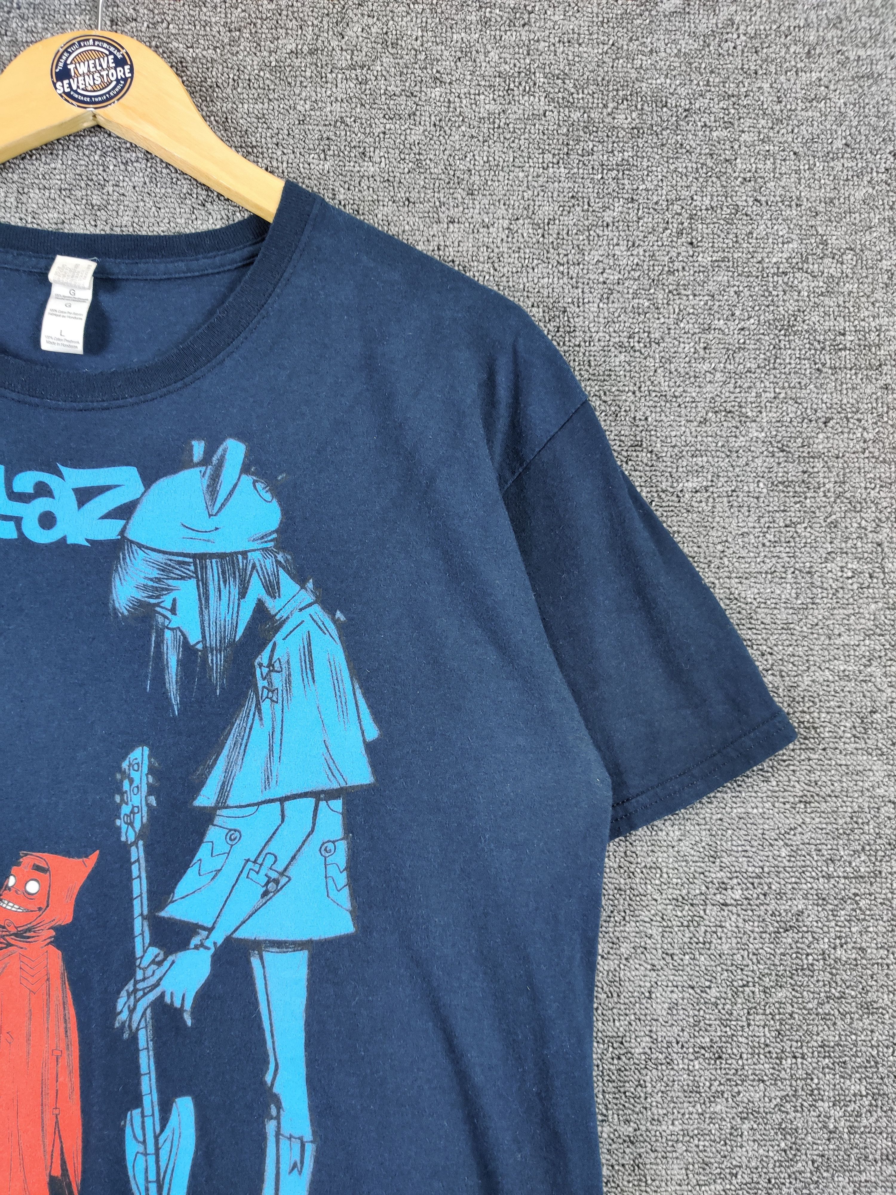 Band Tees Vintage Gorillaz Band Tee Tshirt Size US L / EU 52-54 / 3 - 3 Thumbnail
