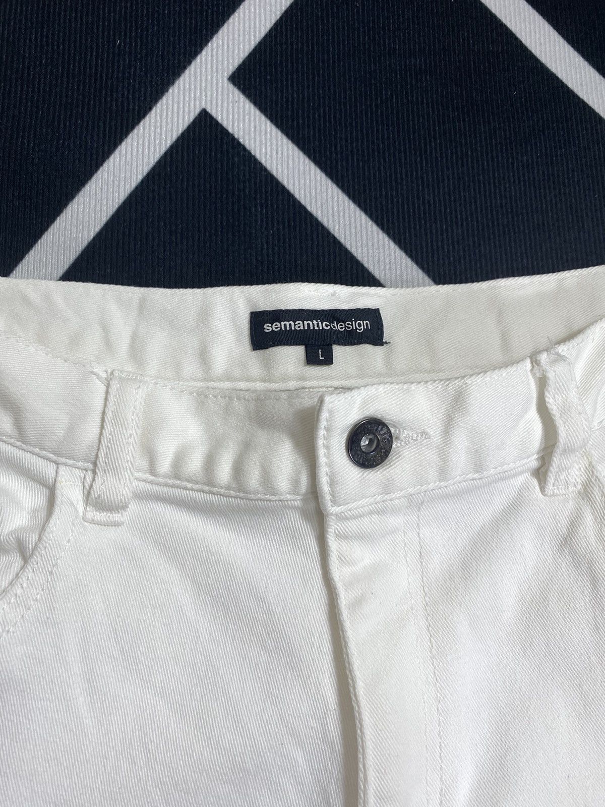 Japanese Brand × Vintage × semanticdesign Steals🔥 Vintage Japanese Sematic Design Biker Pants Size US 33 - 7 Thumbnail