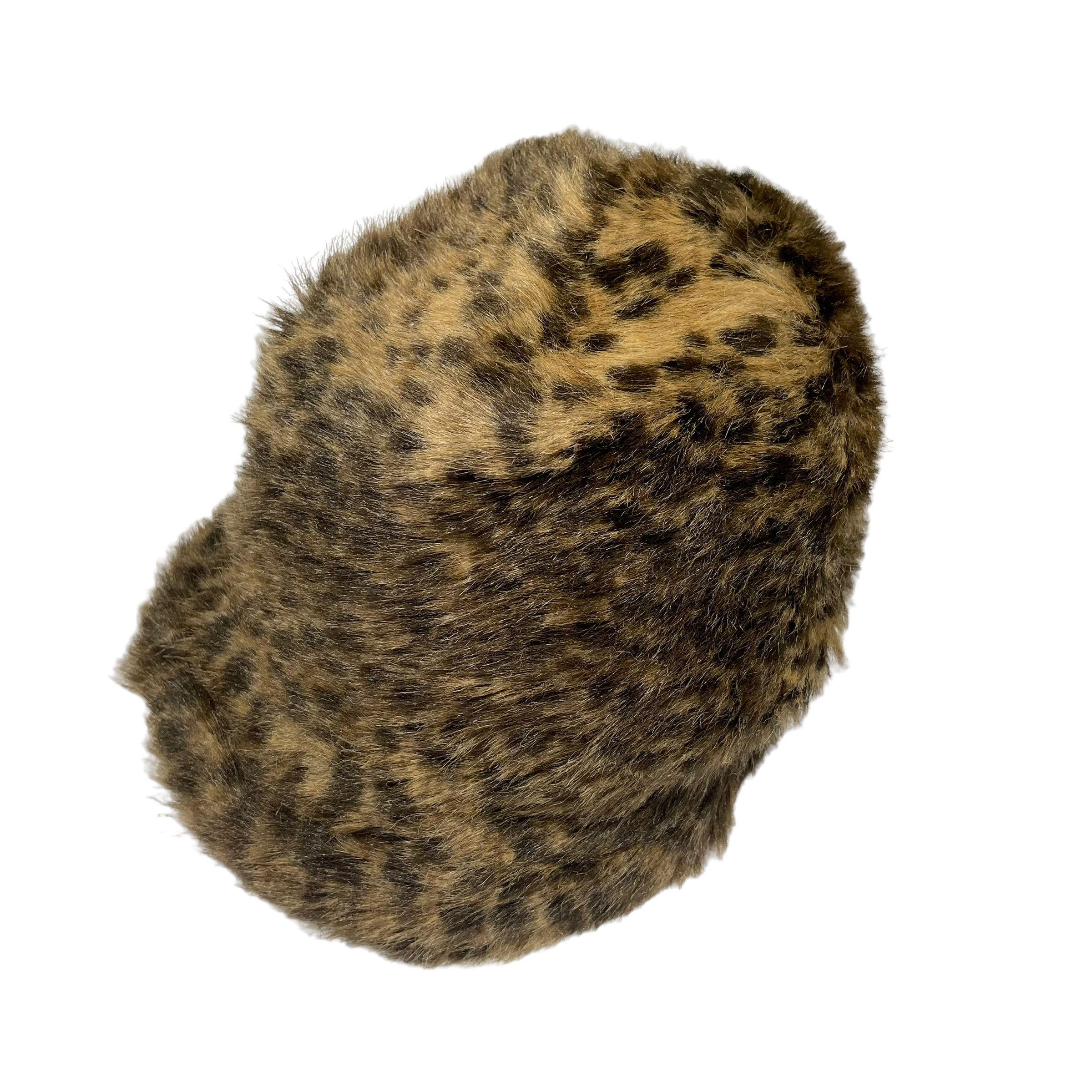CA4LA CA4LA Leopard Print Mohair Mink Fur Hat Size ONE SIZE - 9 Thumbnail