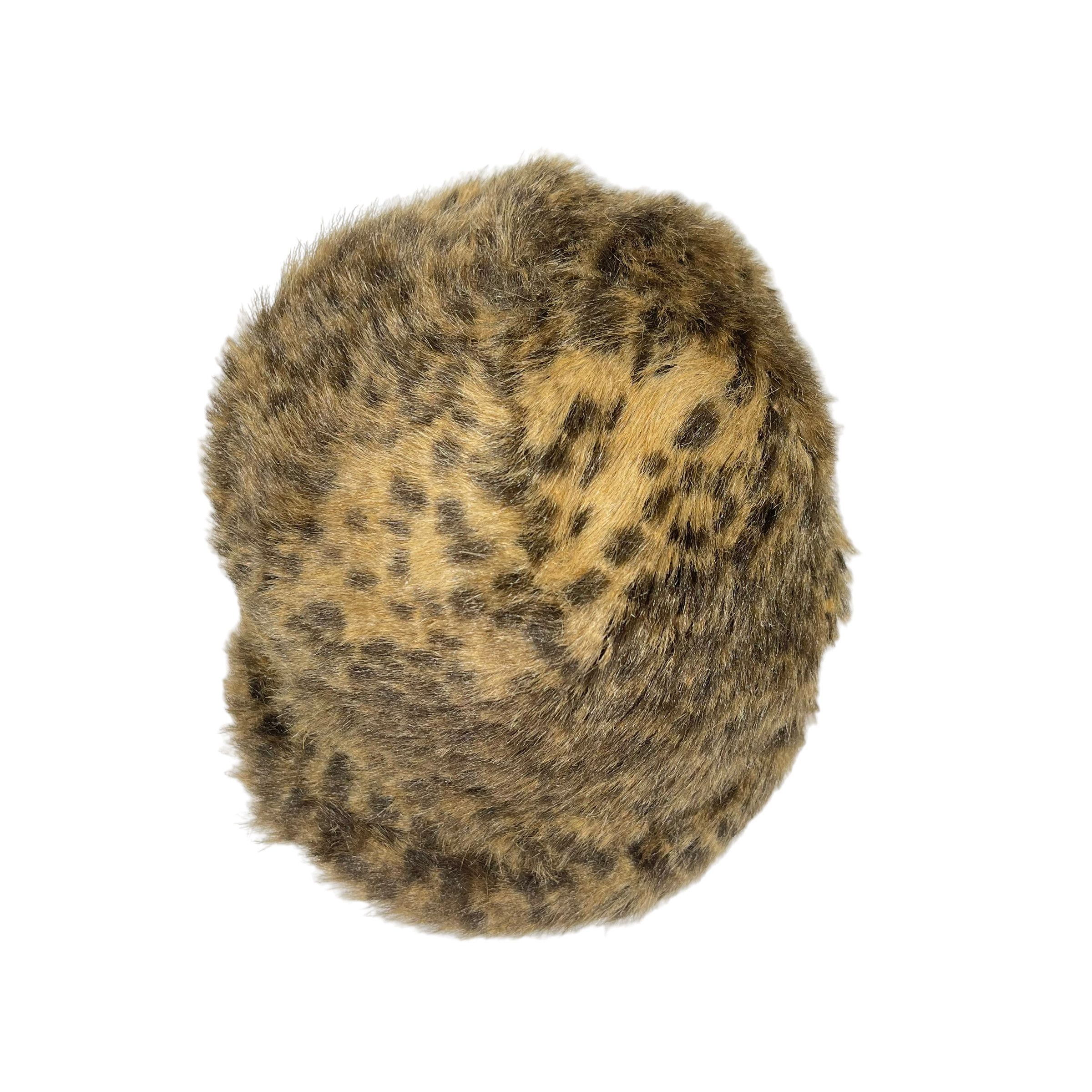 CA4LA CA4LA Leopard Print Mohair Mink Fur Hat Size ONE SIZE - 7 Thumbnail