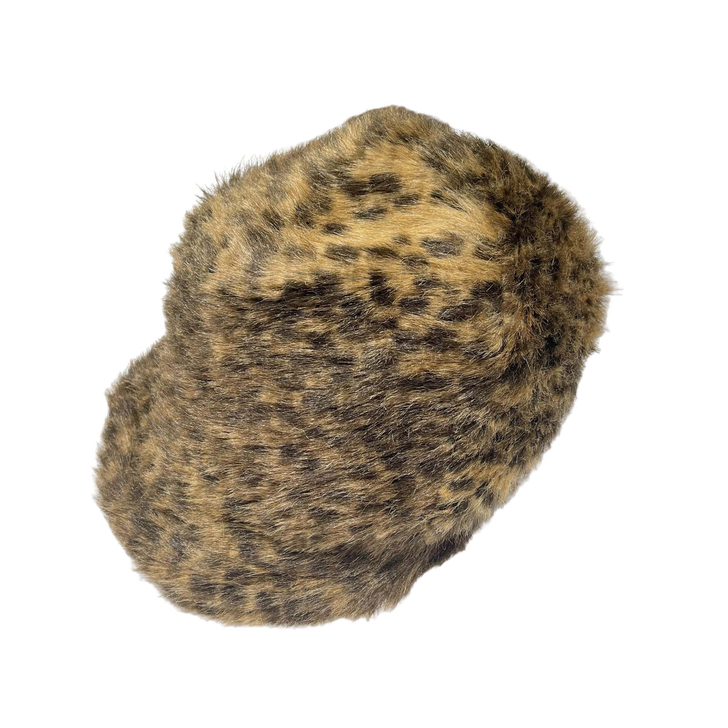 CA4LA CA4LA Leopard Print Mohair Mink Fur Hat Size ONE SIZE - 8 Thumbnail