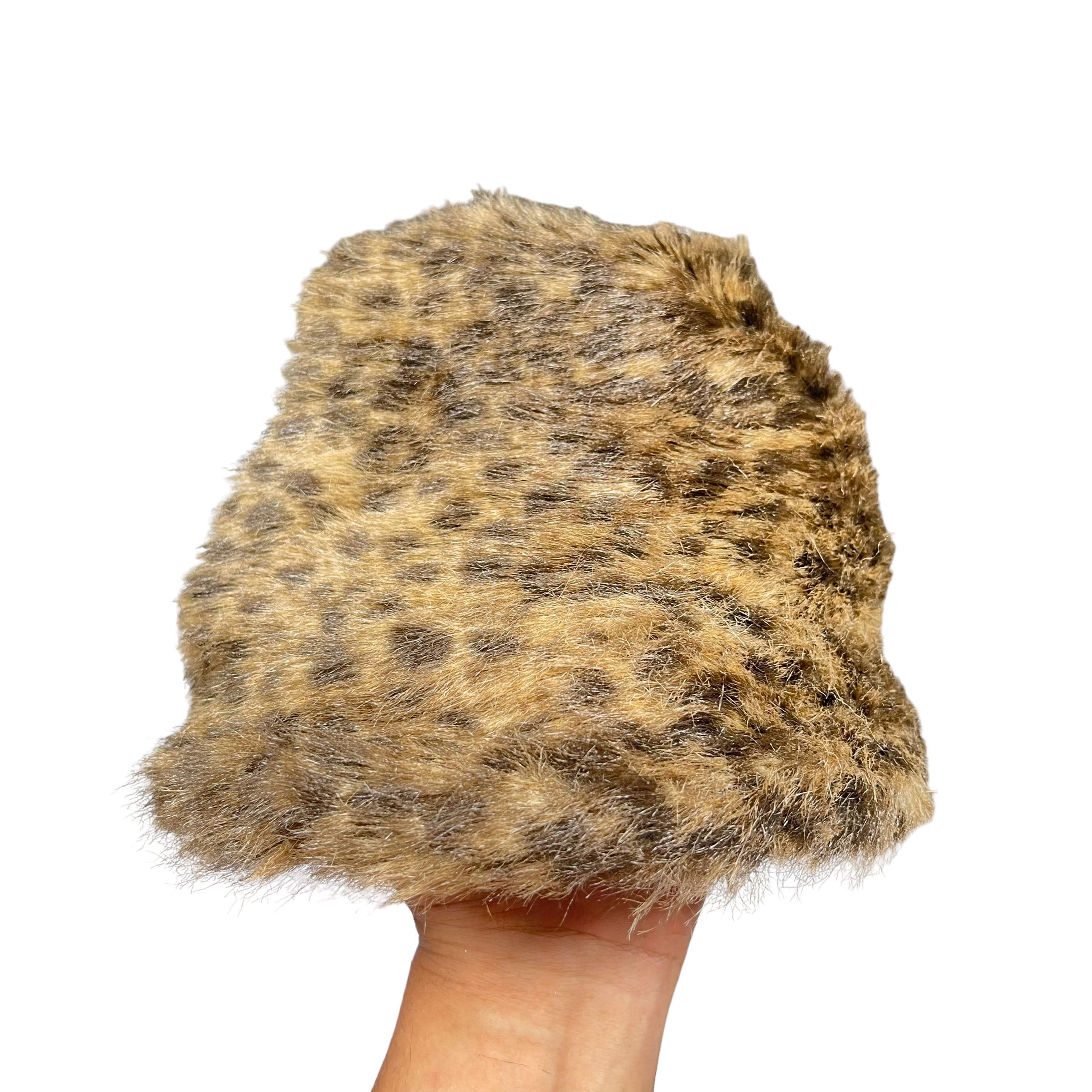 CA4LA CA4LA Leopard Print Mohair Mink Fur Hat Size ONE SIZE - 2 Thumbnail