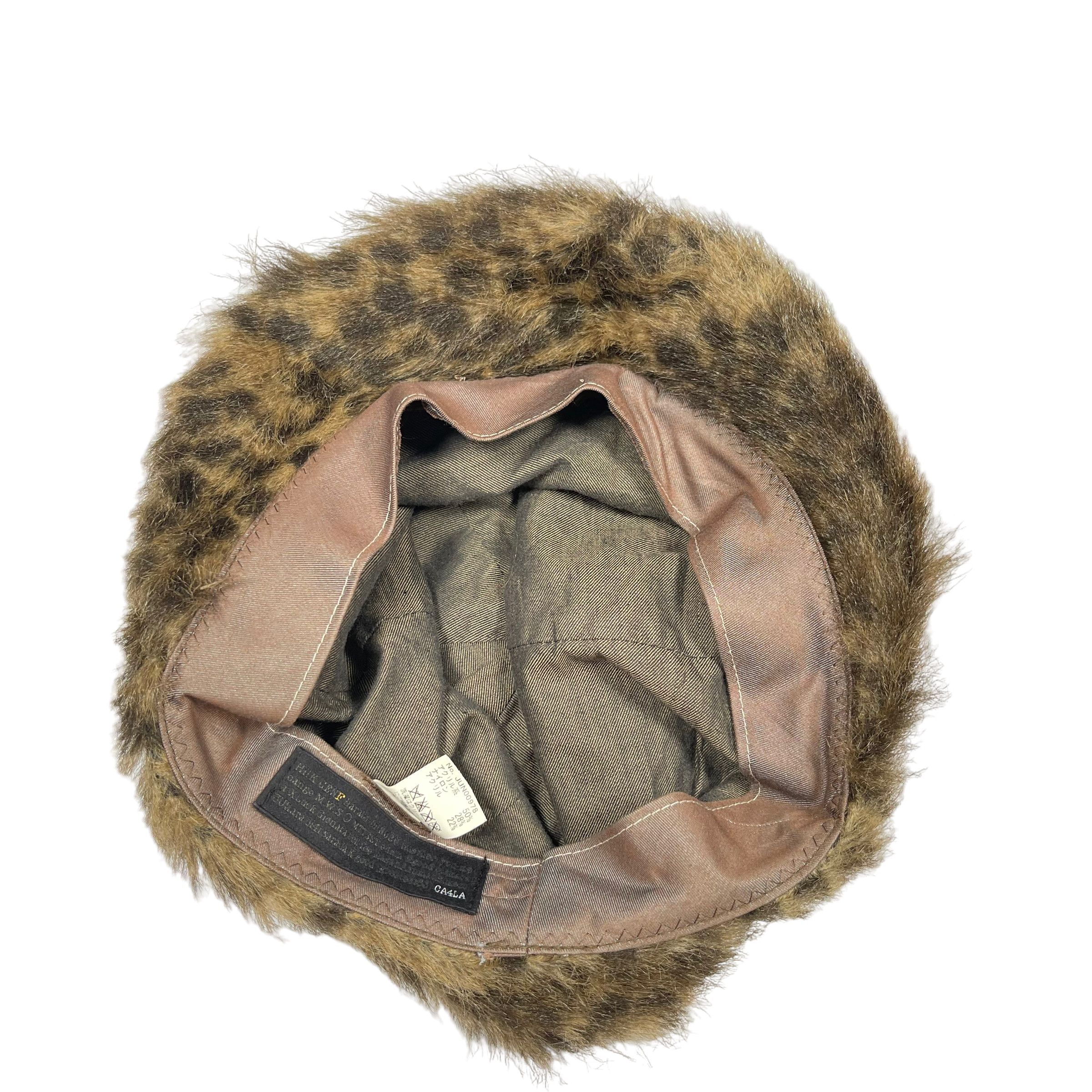 CA4LA CA4LA Leopard Print Mohair Mink Fur Hat Size ONE SIZE - 10 Thumbnail