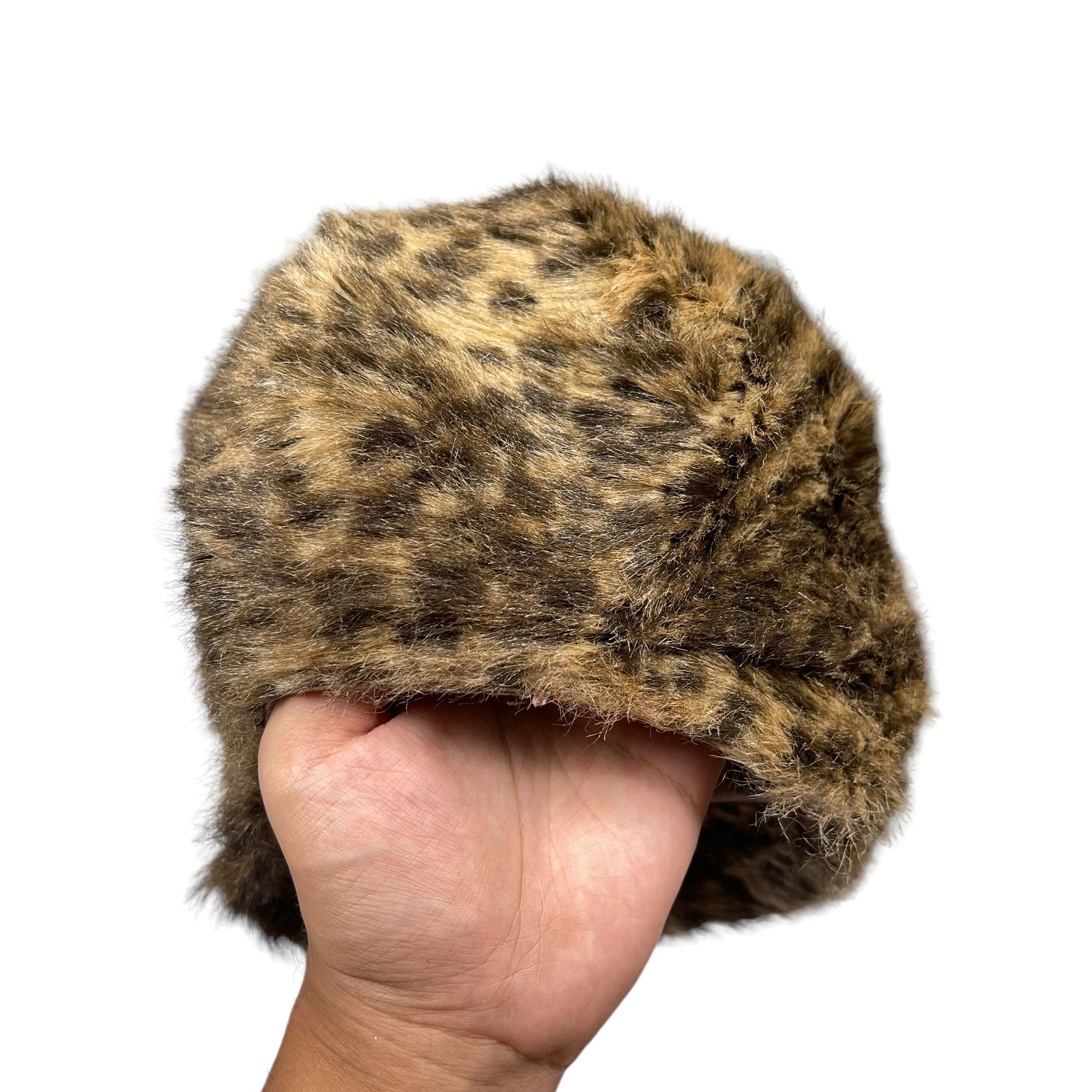 CA4LA CA4LA Leopard Print Mohair Mink Fur Hat Size ONE SIZE - 3 Thumbnail
