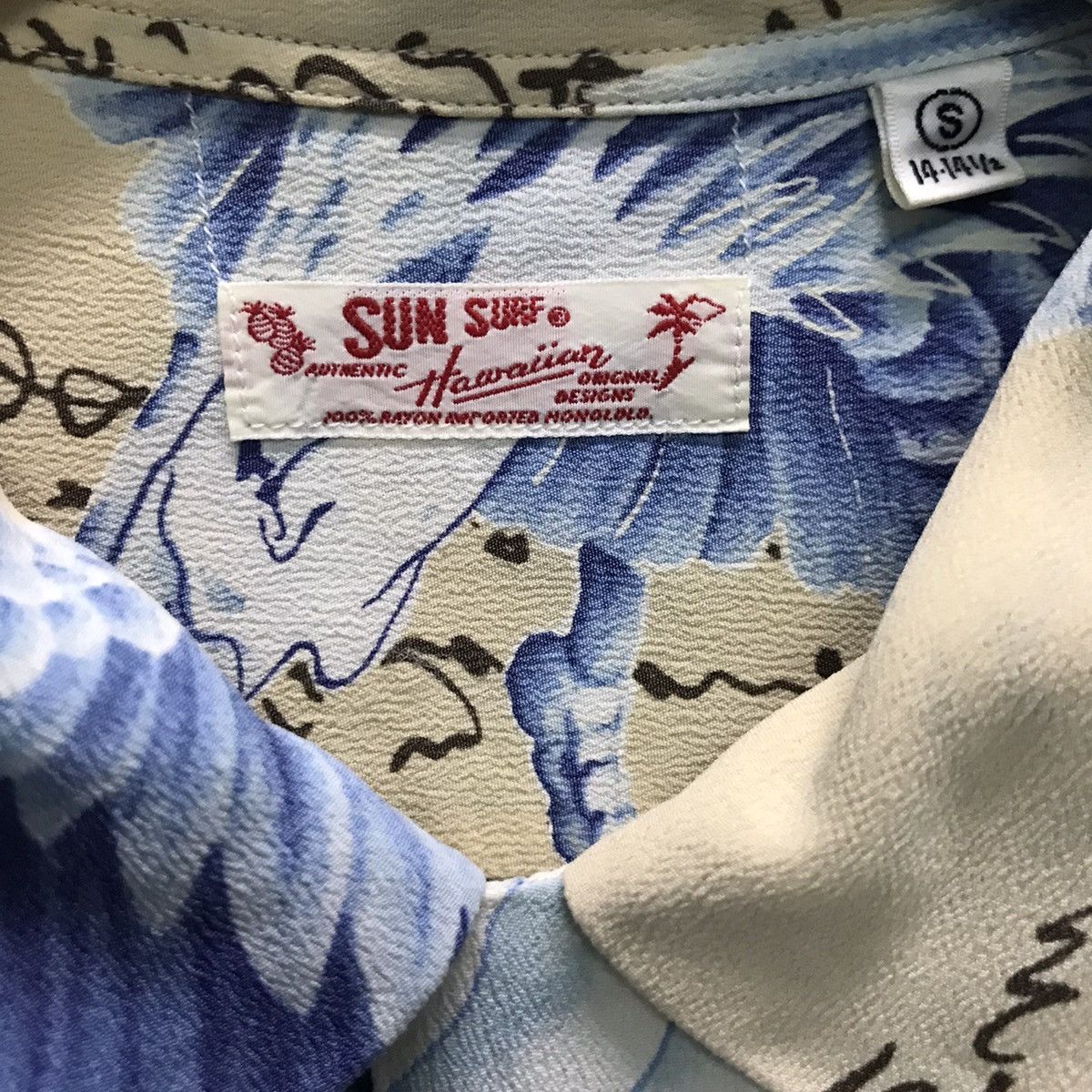 Vintage Sun Surf Hawaiian Rayon 100% Size US S / EU 44-46 / 1 - 7 Thumbnail