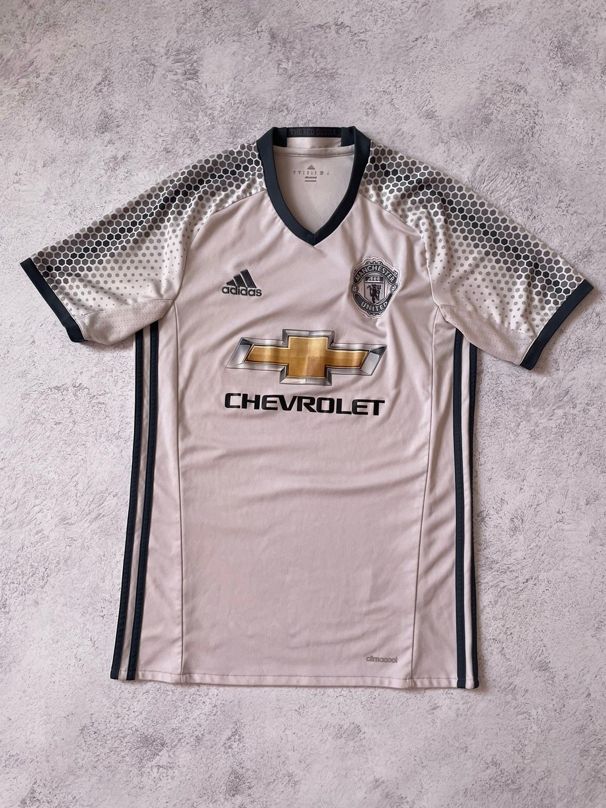 Pre-owned Adidas X Manchester United Adidas Manchester United 2016/2017 Third Football Shirt In White