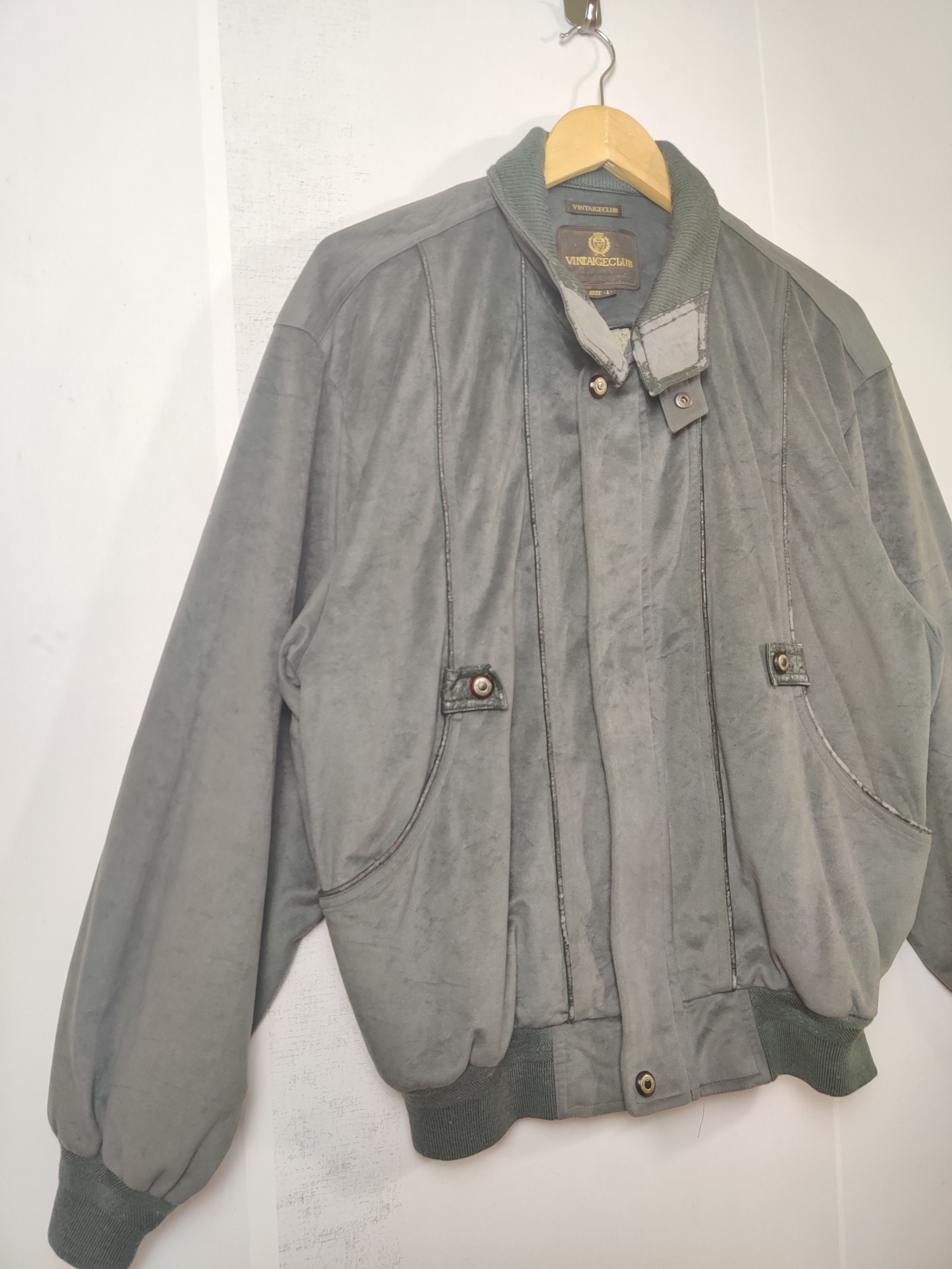 Japanese Brand Vintage Japanese Brand Club Green Jacket Nice Design Size US L / EU 52-54 / 3 - 3 Thumbnail