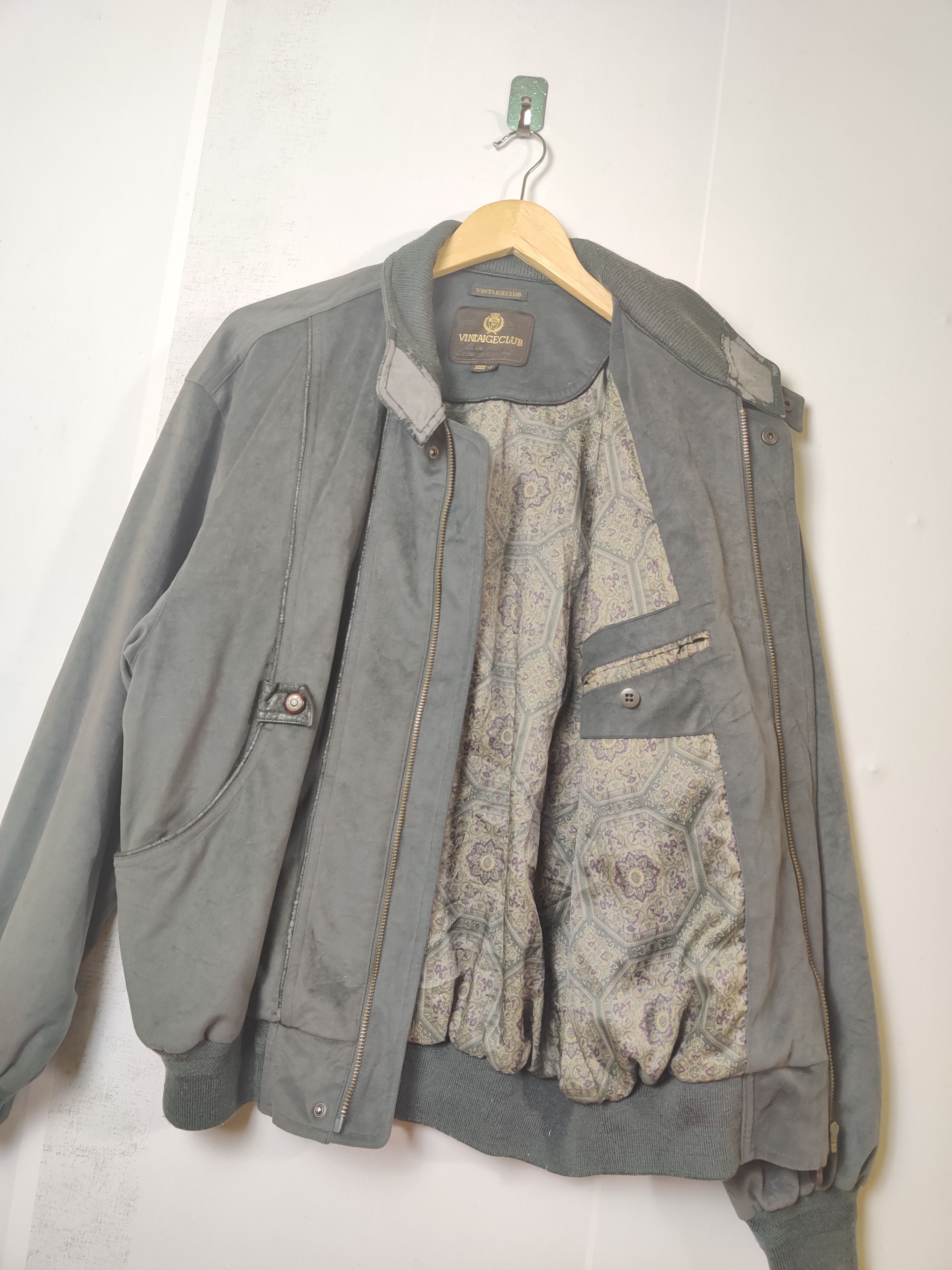 Japanese Brand Vintage Japanese Brand Club Green Jacket Nice Design Size US L / EU 52-54 / 3 - 9 Thumbnail