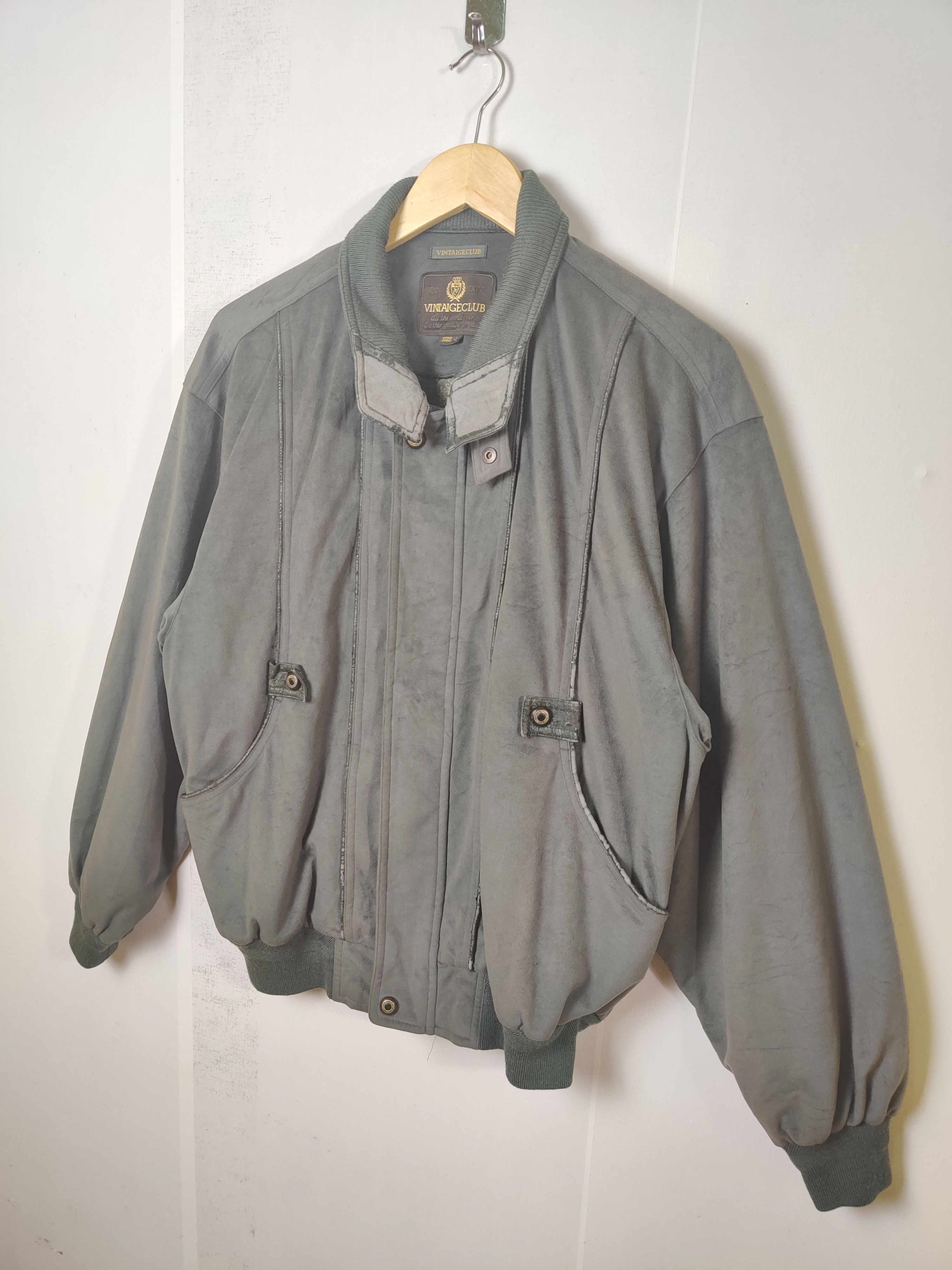 Japanese Brand Vintage Japanese Brand Club Green Jacket Nice Design Size US L / EU 52-54 / 3 - 2 Thumbnail