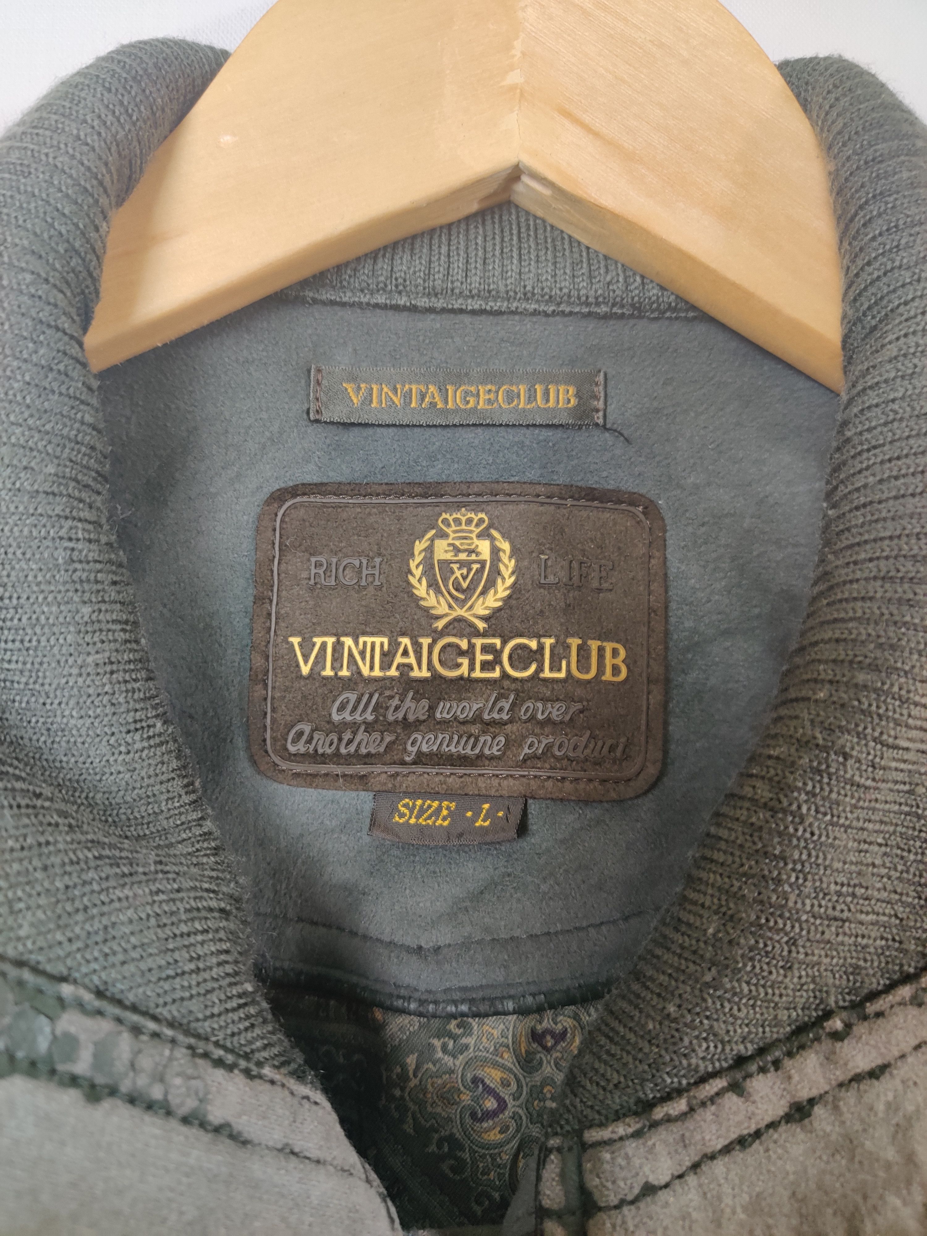 Japanese Brand Vintage Japanese Brand Club Green Jacket Nice Design Size US L / EU 52-54 / 3 - 5 Thumbnail