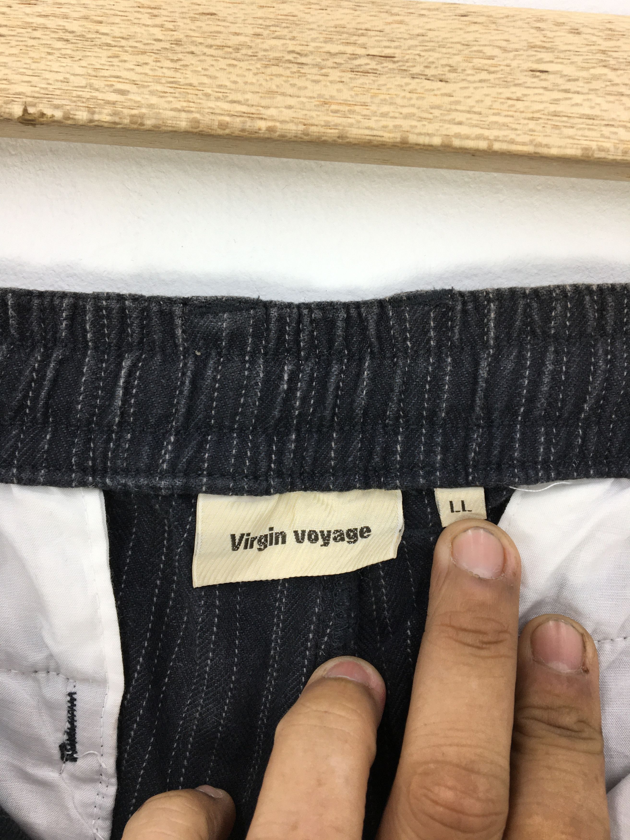 Japanese Brand × Vintage Virgin Voyage Japanese Hickory Cargo Pants Utility Pants Size US 32 / EU 48 - 6 Thumbnail