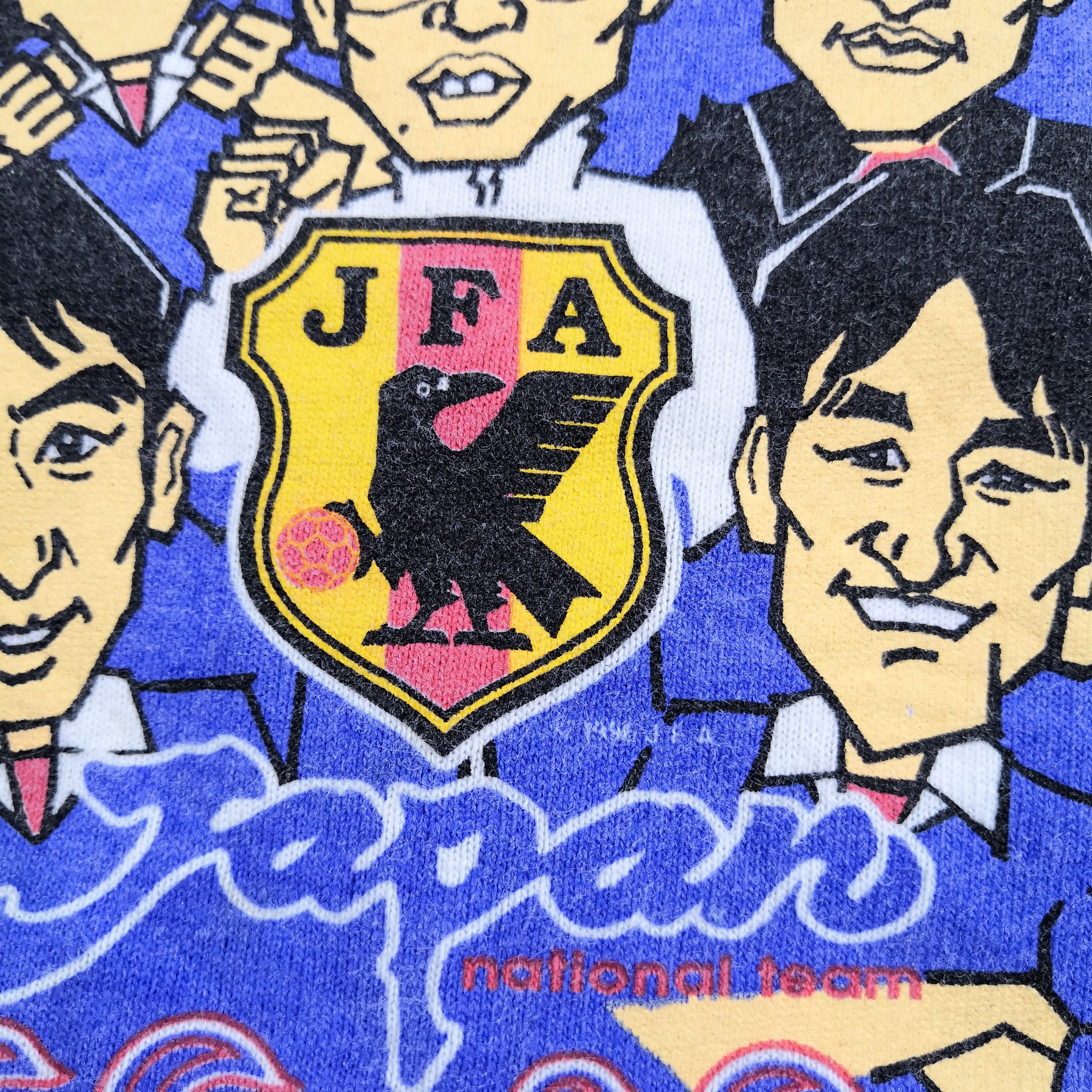 Anvil Vintage 90's JFA 1996 T-Shirt Japanese Football Tees Size US L / EU 52-54 / 3 - 6 Thumbnail