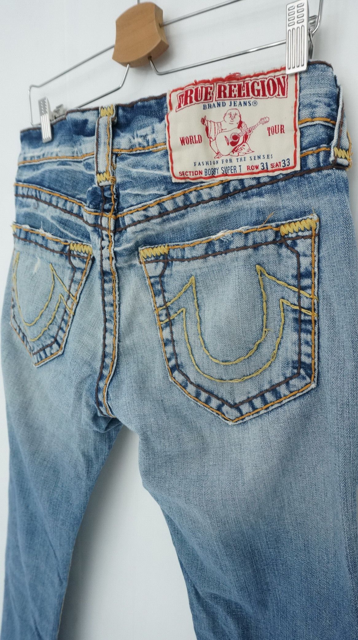 True Religion Dope 🔥 TRUE RELIGION Bobby Super T Jeans Size US 32 / EU 48 - 3 Thumbnail