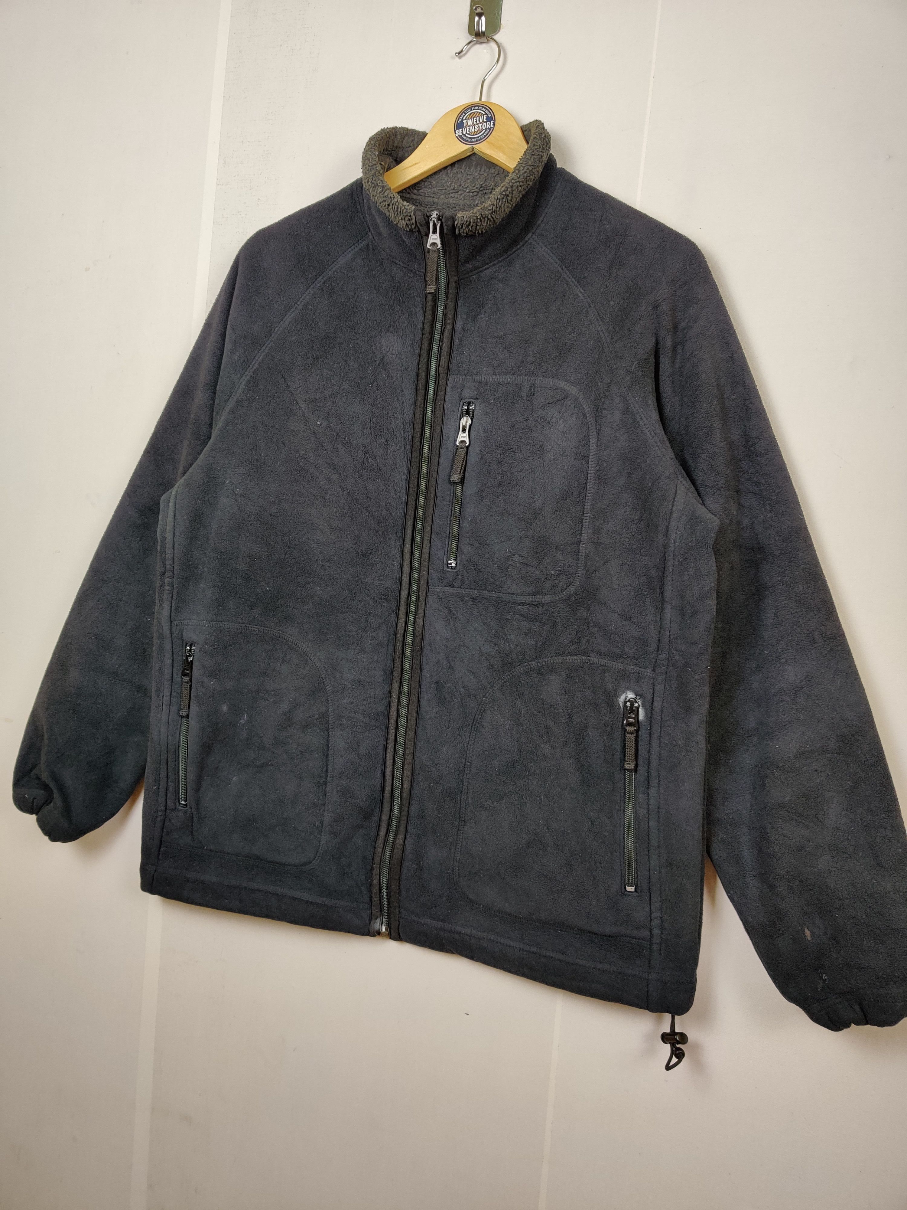 Uniqlo Vintage Uniqlo Sherpa Fleece Zipper Jacket Size US L / EU 52-54 / 3 - 2 Thumbnail