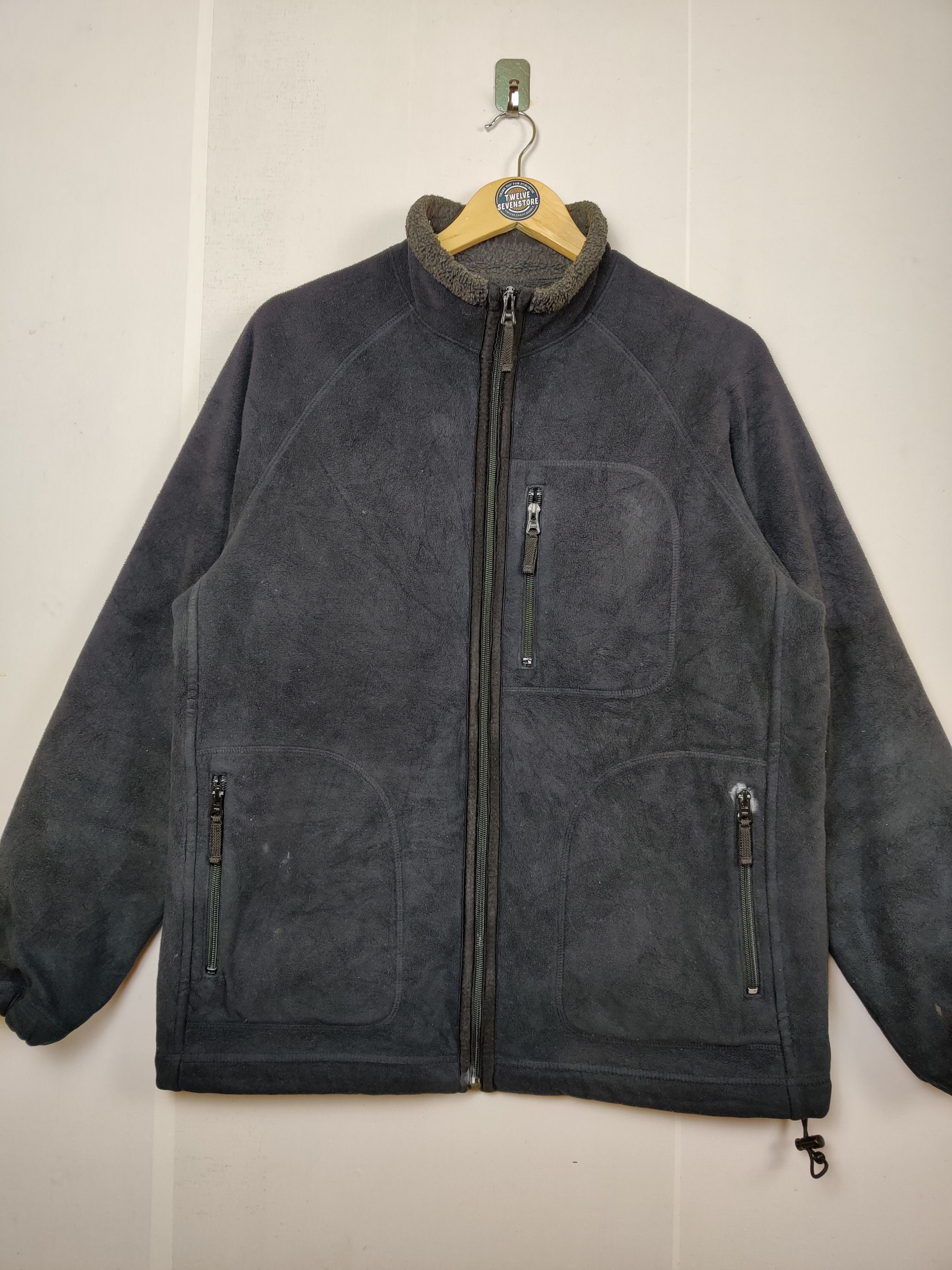 Uniqlo Vintage Uniqlo Sherpa Fleece Zipper Jacket Size US L / EU 52-54 / 3 - 3 Thumbnail