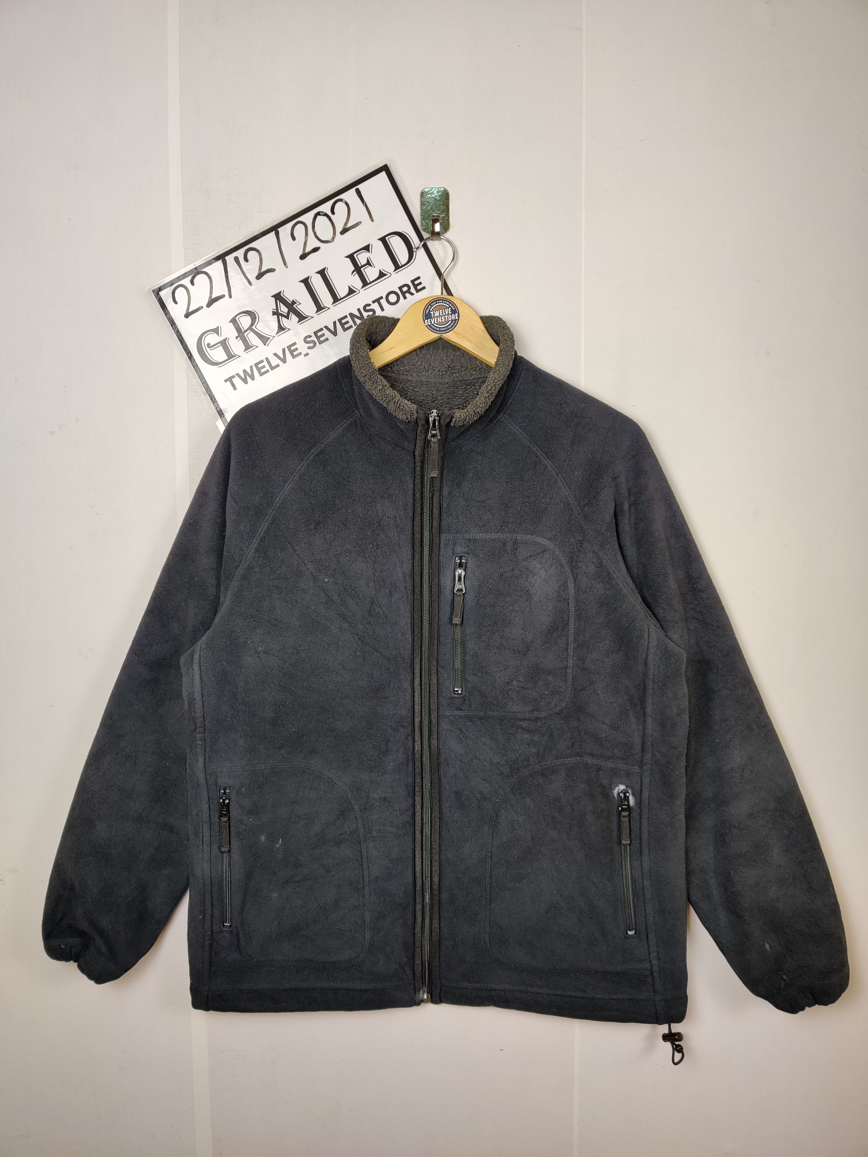 Uniqlo Vintage Uniqlo Sherpa Fleece Zipper Jacket Size US L / EU 52-54 / 3 - 1 Thumbnail