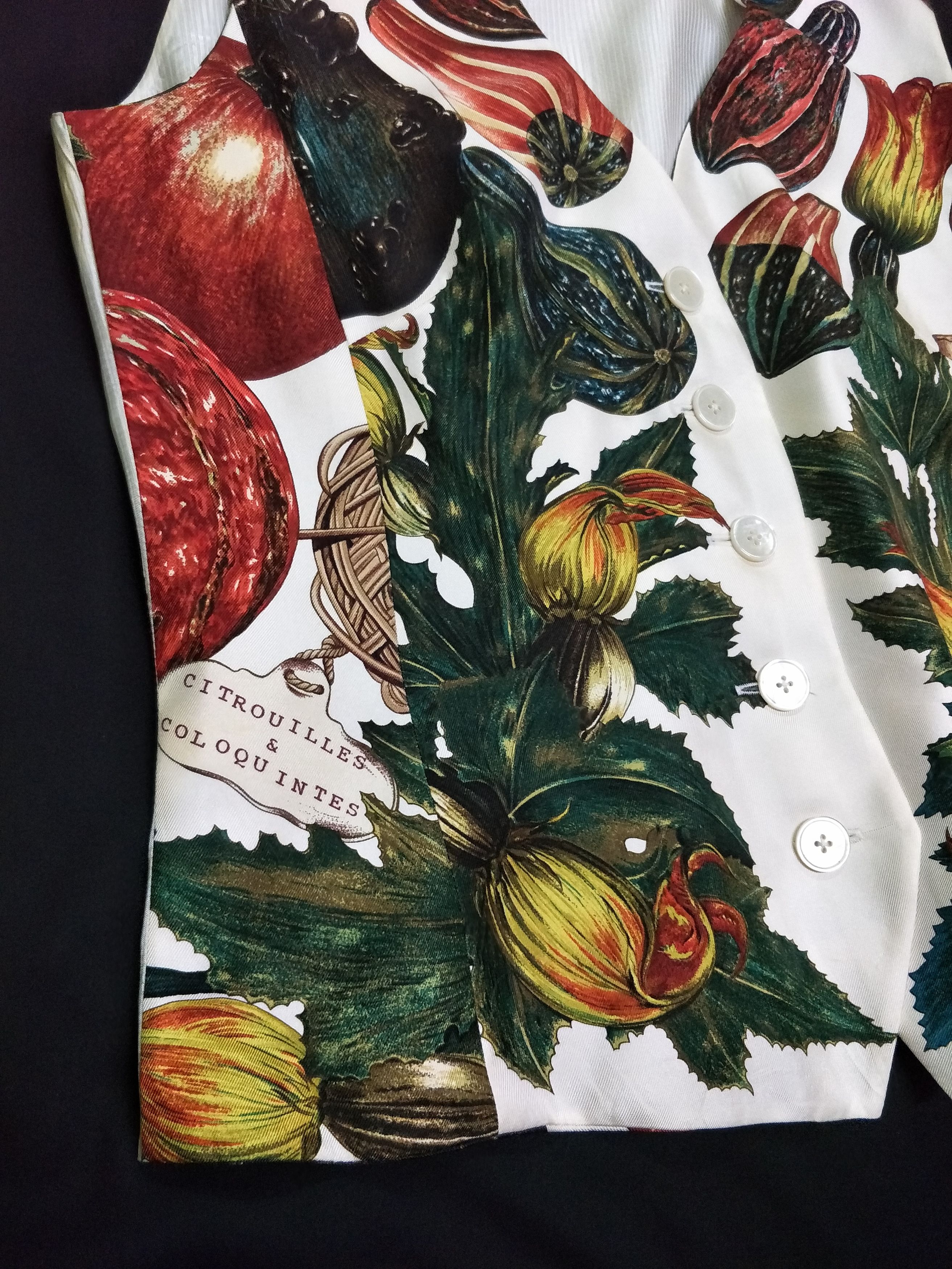 Hermes Hermes by Maison Margiela Silk Waistcoat Vintage Size US S / EU 44-46 / 1 - 5 Thumbnail