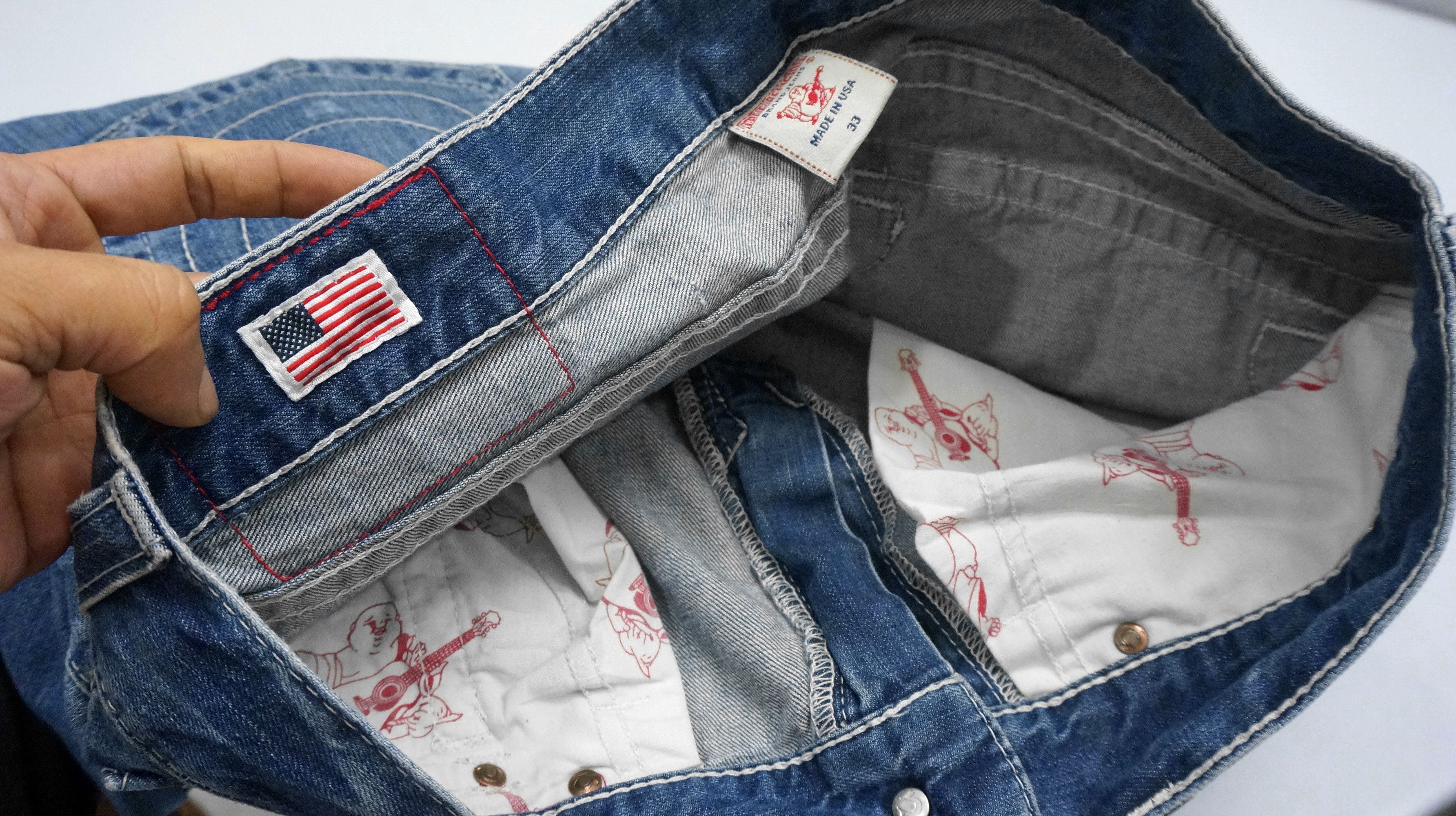 Levi's Vintage Clothing × True Religion × Vintage Vintage 🔥 TRUE RELIGION RICKY Jeans Size US 33 - 16 Thumbnail