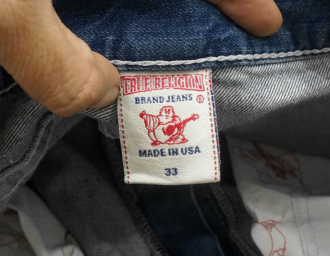 Levi's Vintage Clothing × True Religion × Vintage Vintage 🔥 TRUE RELIGION RICKY Jeans Size US 33 - 17 Thumbnail