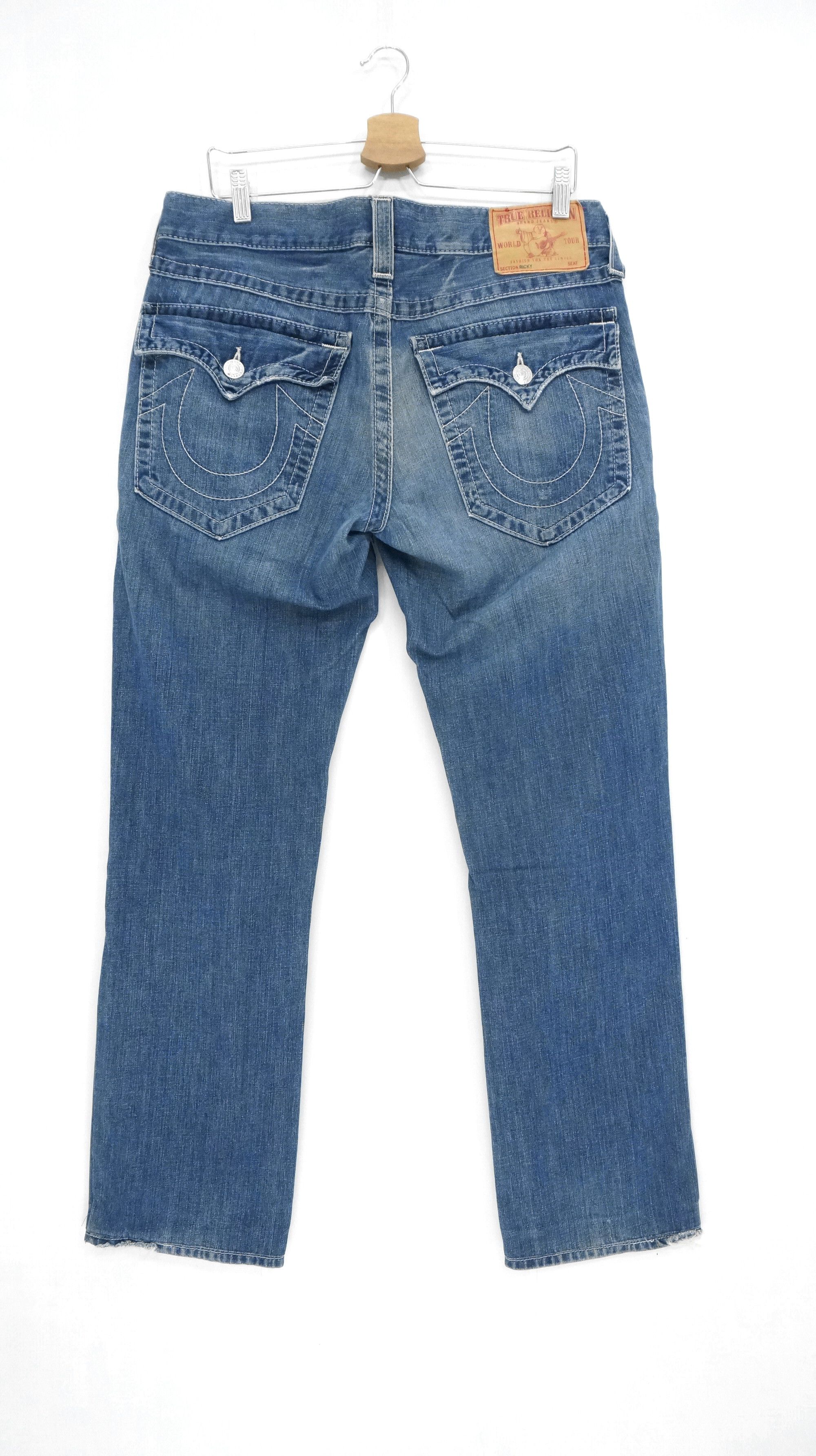image of Levis Vintage Clothing x True Religion Vintage True Religion Ricky Jeans in Denim Blue (Size 33)