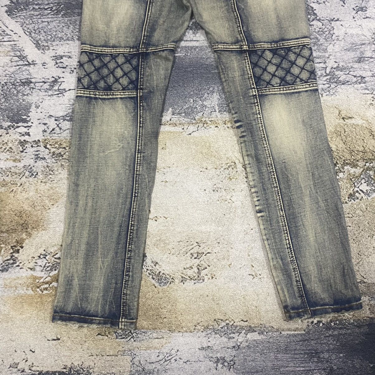 If Six Was Nine × Japanese Brand × Vintage Vintage Japan Designer Sousou Multi Plaid Biker Jeans Size US 31 - 11 Thumbnail