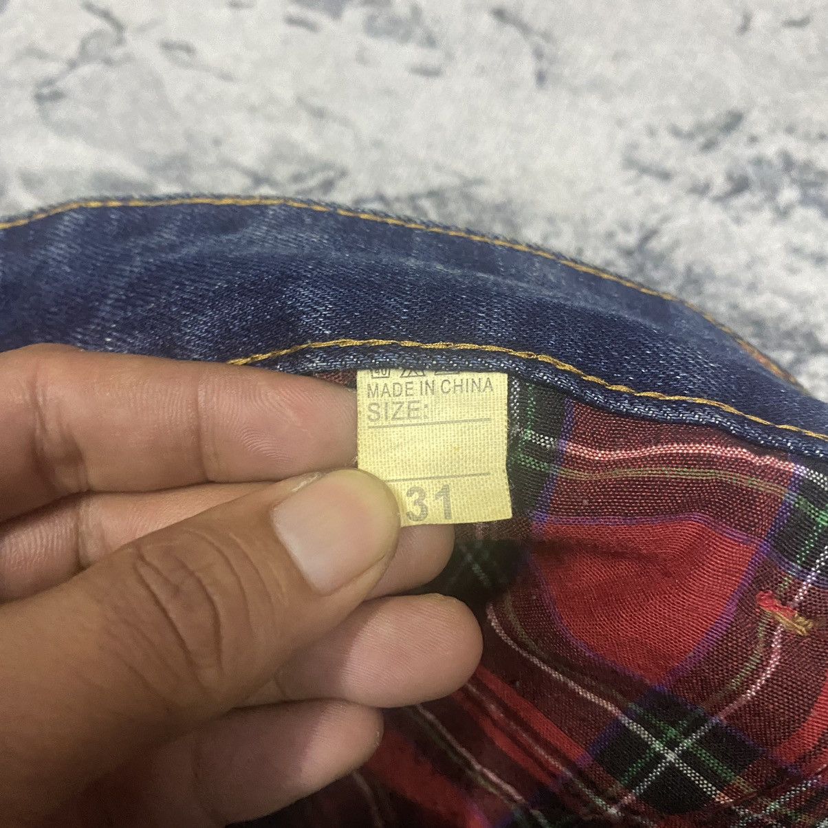 If Six Was Nine × Japanese Brand × Vintage Vintage Japan Designer Sousou Multi Plaid Biker Jeans Size US 31 - 13 Thumbnail