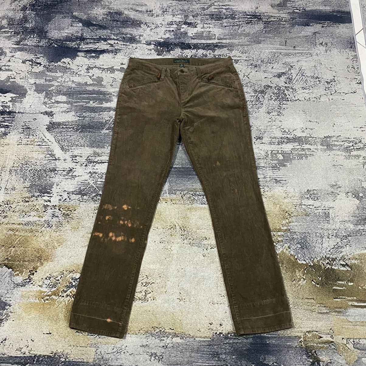 Ralph Lauren × Vintage Vintage Lrl Polo Ralph Lauren Faded Bleach Corduroy Pants Size US 34 / EU 50 - 1 Thumbnail
