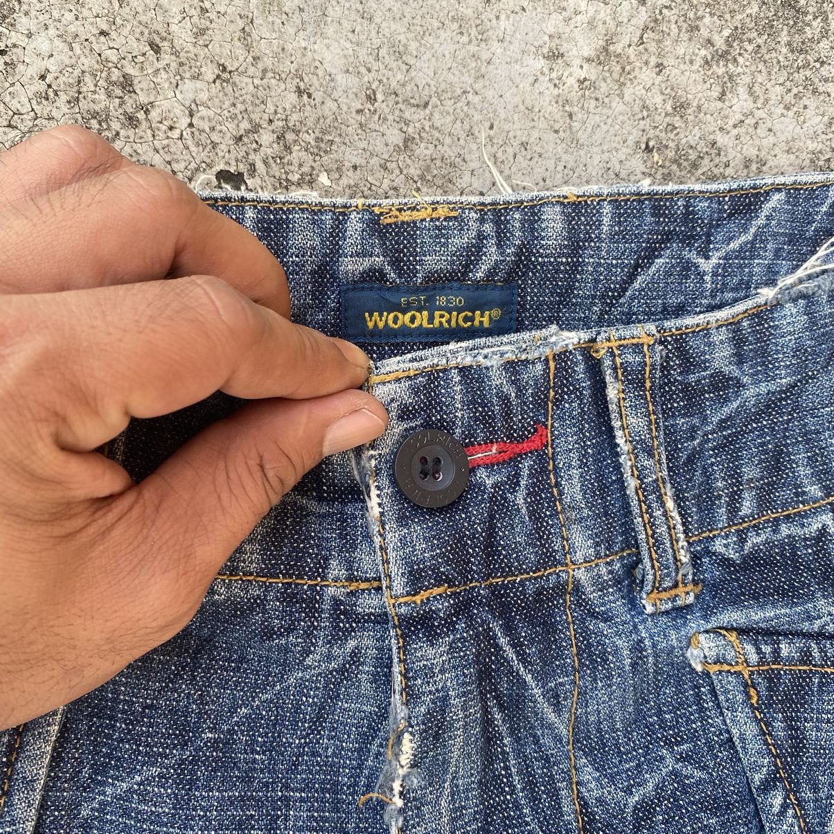 Jean × Vintage × Woolrich Woolen Mills Vintage Woolrich Lightning Baggy Denim Jeans Size US 34 / EU 50 - 7 Thumbnail
