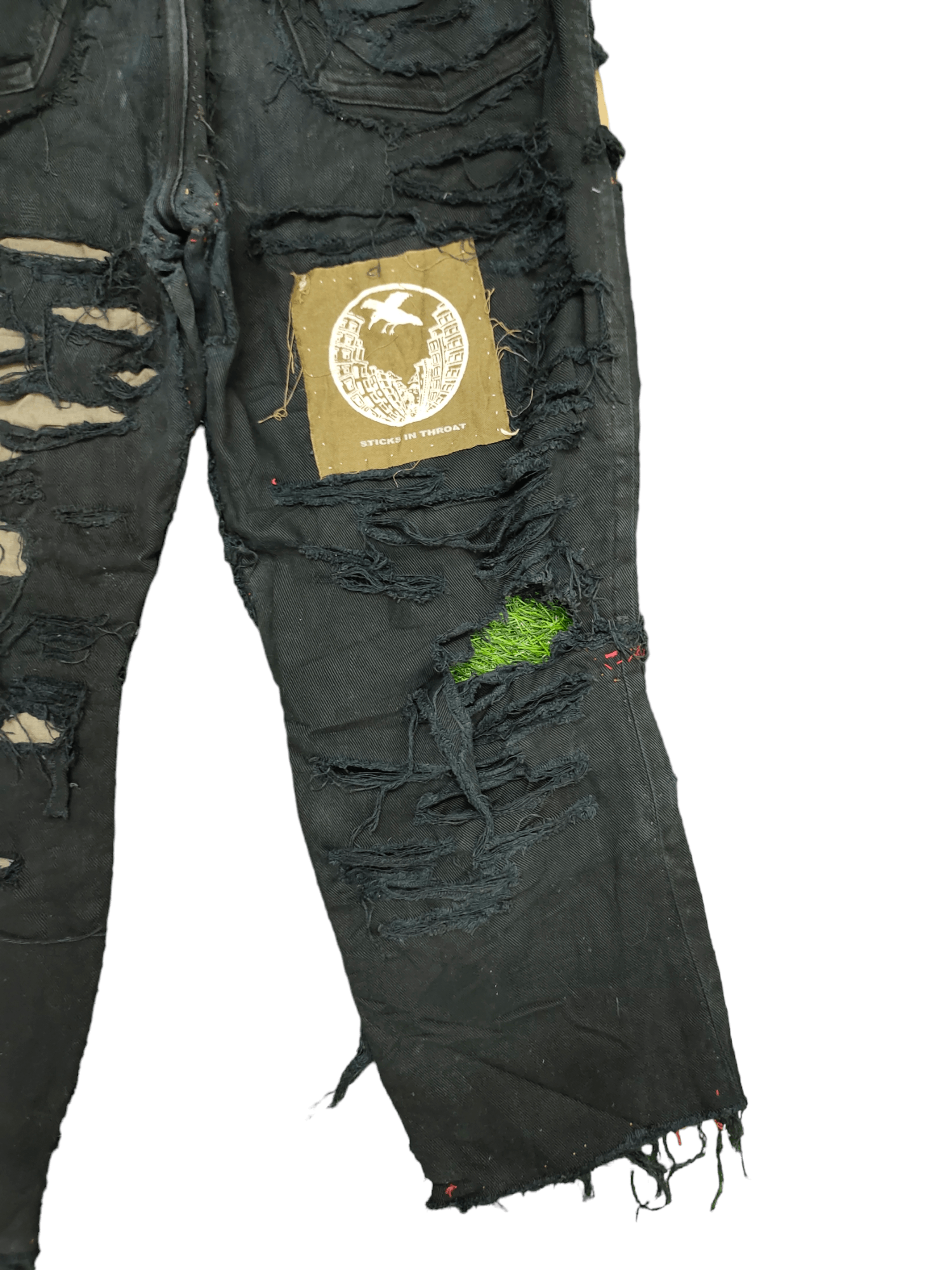 Hysteric Glamour × Undercover Vintage Levis 606 Patchwork Punk Destroy Art & Craft Jeans Size US 33 - 15 Thumbnail
