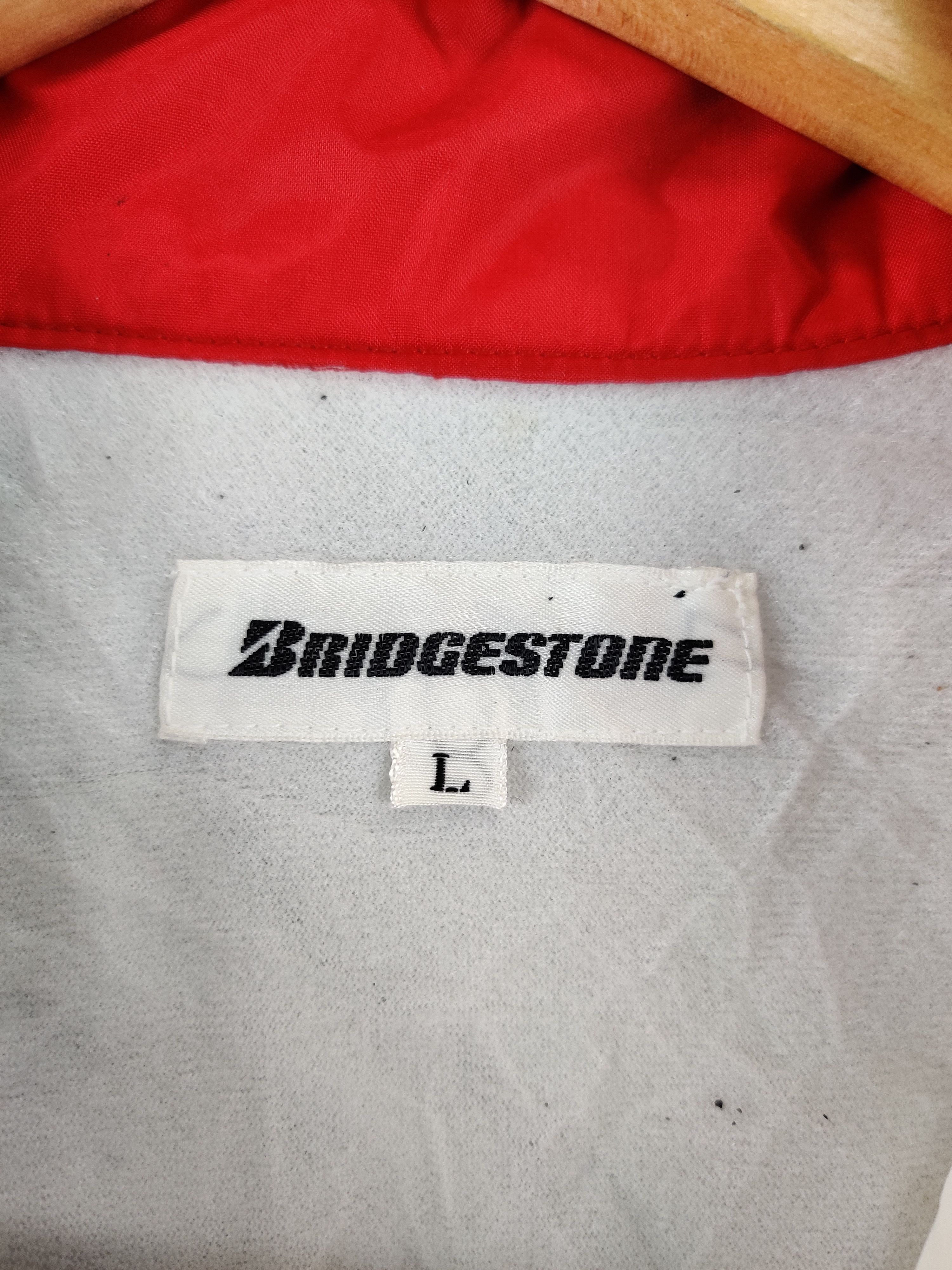 Vintage Vintage Bridgestone Racing Windbreaker Light Jacket Size US L / EU 52-54 / 3 - 7 Thumbnail