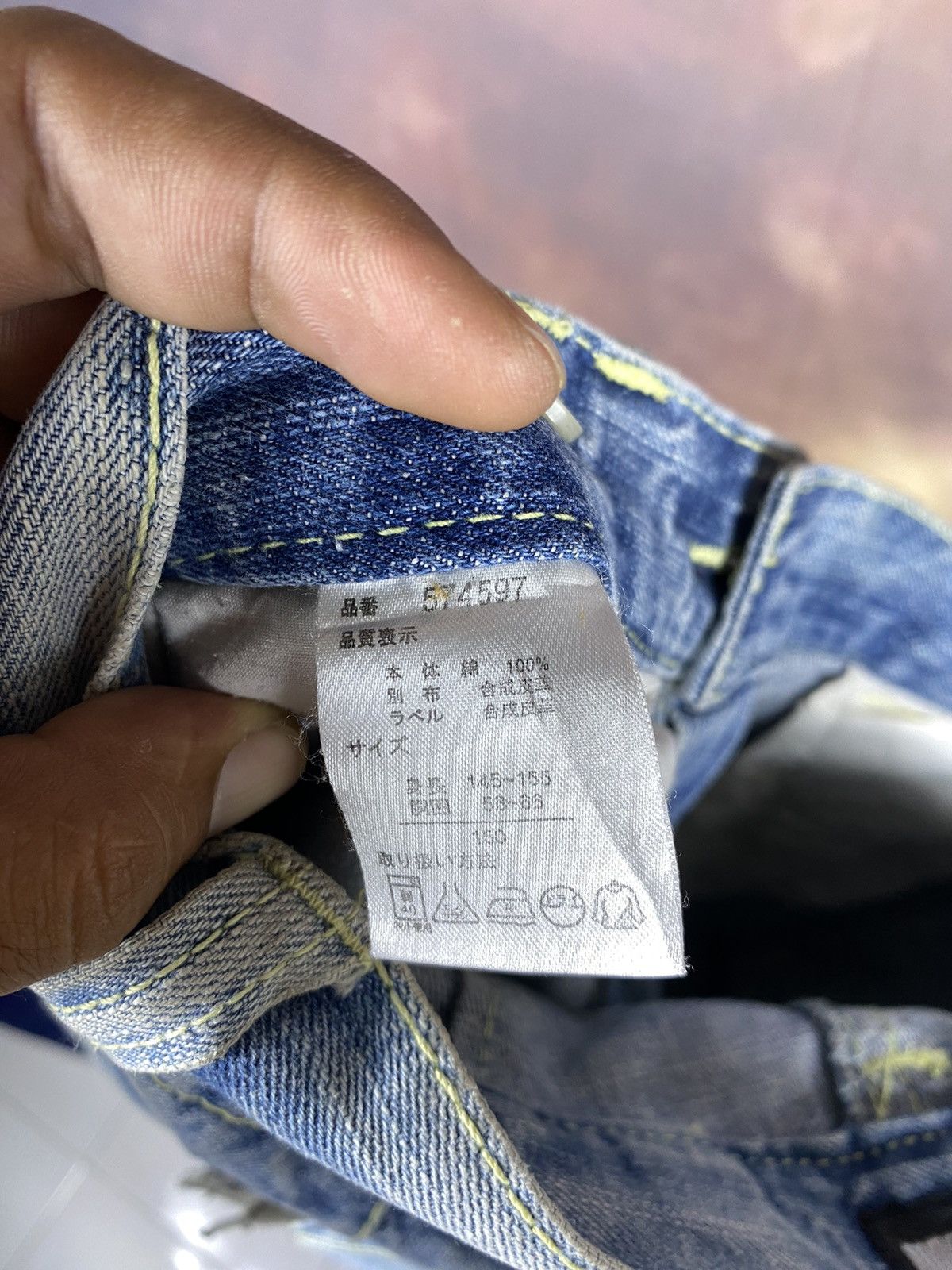 If Six Was Nine × Japanese Brand × Vintage Vintage Ba-Tsu Studio Splatter Distressed Biker Jeans Size US 29 - 11 Thumbnail
