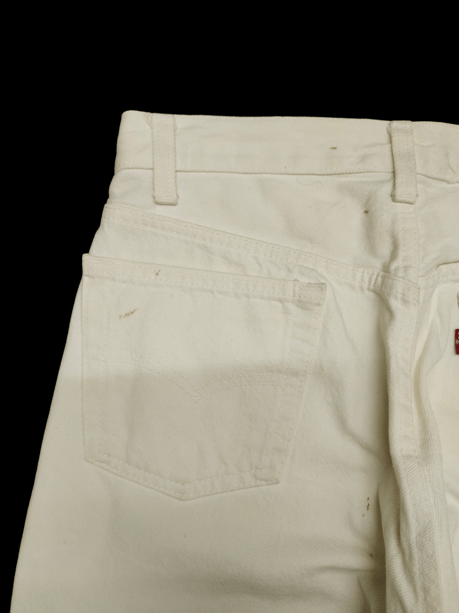 Kazuyuki Kumagai Attachment Vintage 80s Levis 501 White Made In USA Denim Jeans Size US 30 / EU 46 - 11 Thumbnail