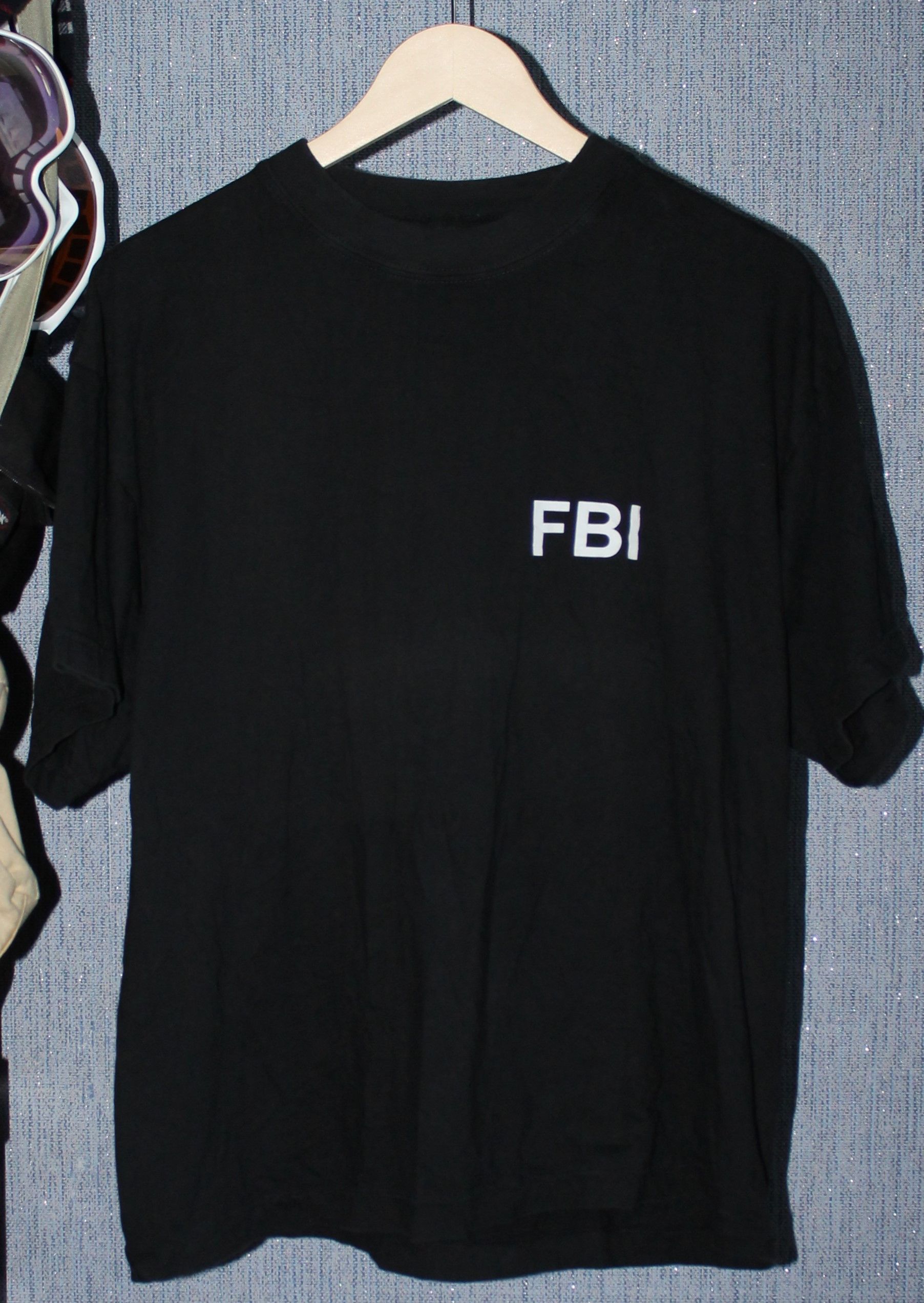 Pre-owned Band Tees X Vintage Y2k Fbi 90's Black Box Adult T-shirt