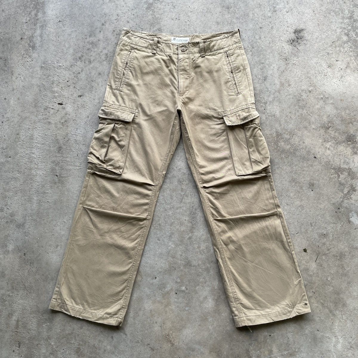 Vintage GAP Khaki Color Multipocket Tactical Cargo Pants