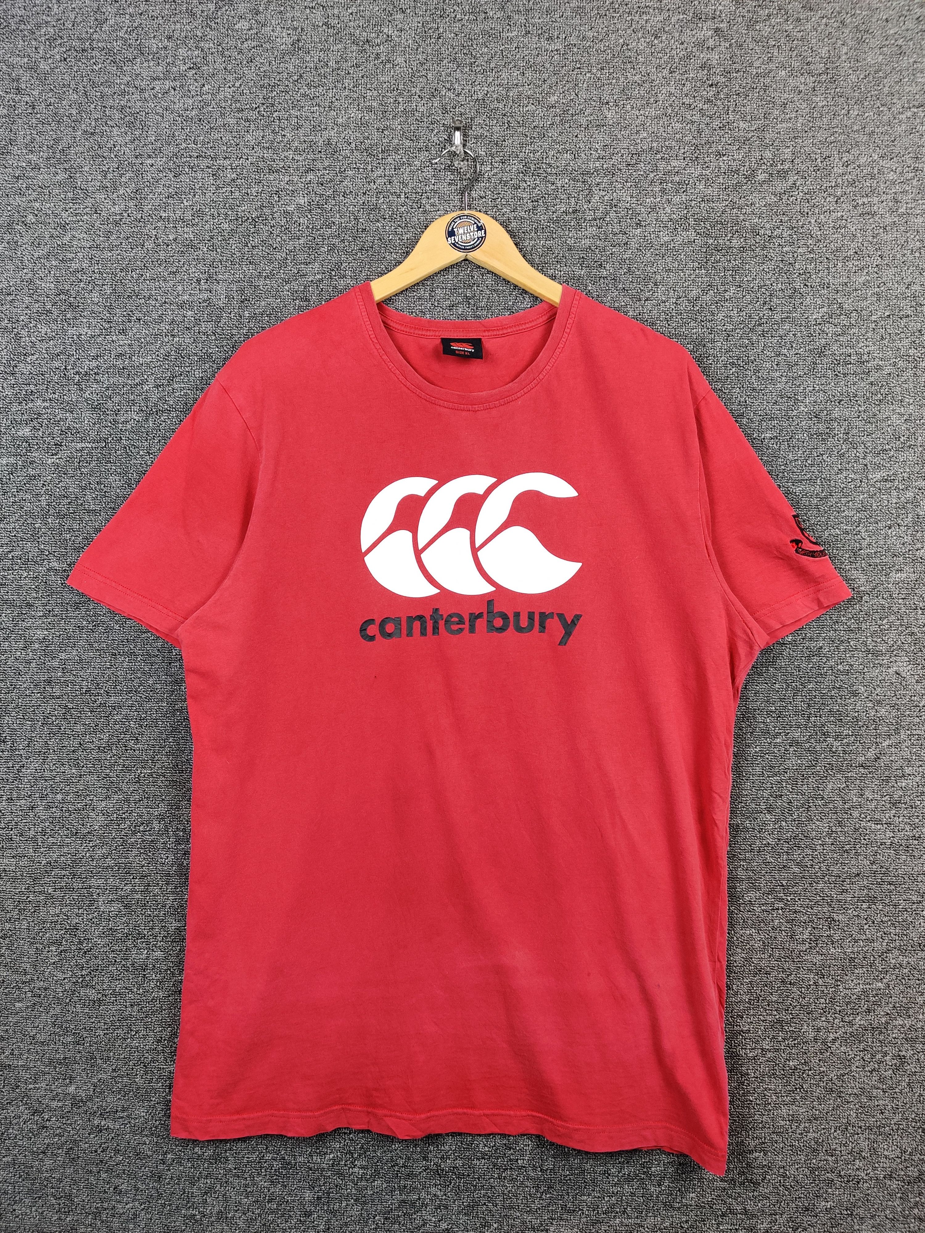 Canterbury of New Zealand Vintage Canterbury Big Logo Tee Tshirt Size US XL / EU 56 / 4 - 1 Thumbnail