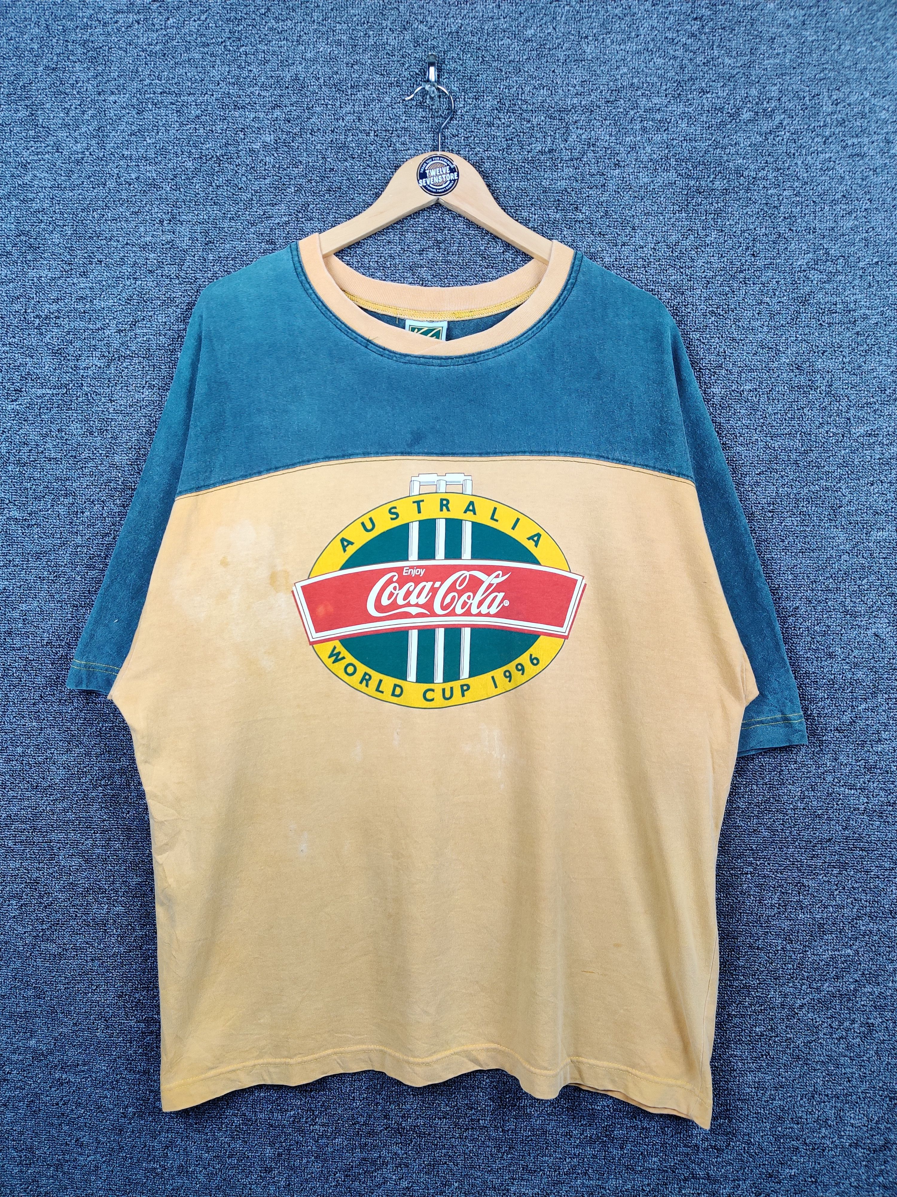 Coca Cola Vintage Coca Cola Rugby World Cup 1996 Tee Tshirt Size US XXL / EU 58 / 5 - 1 Thumbnail