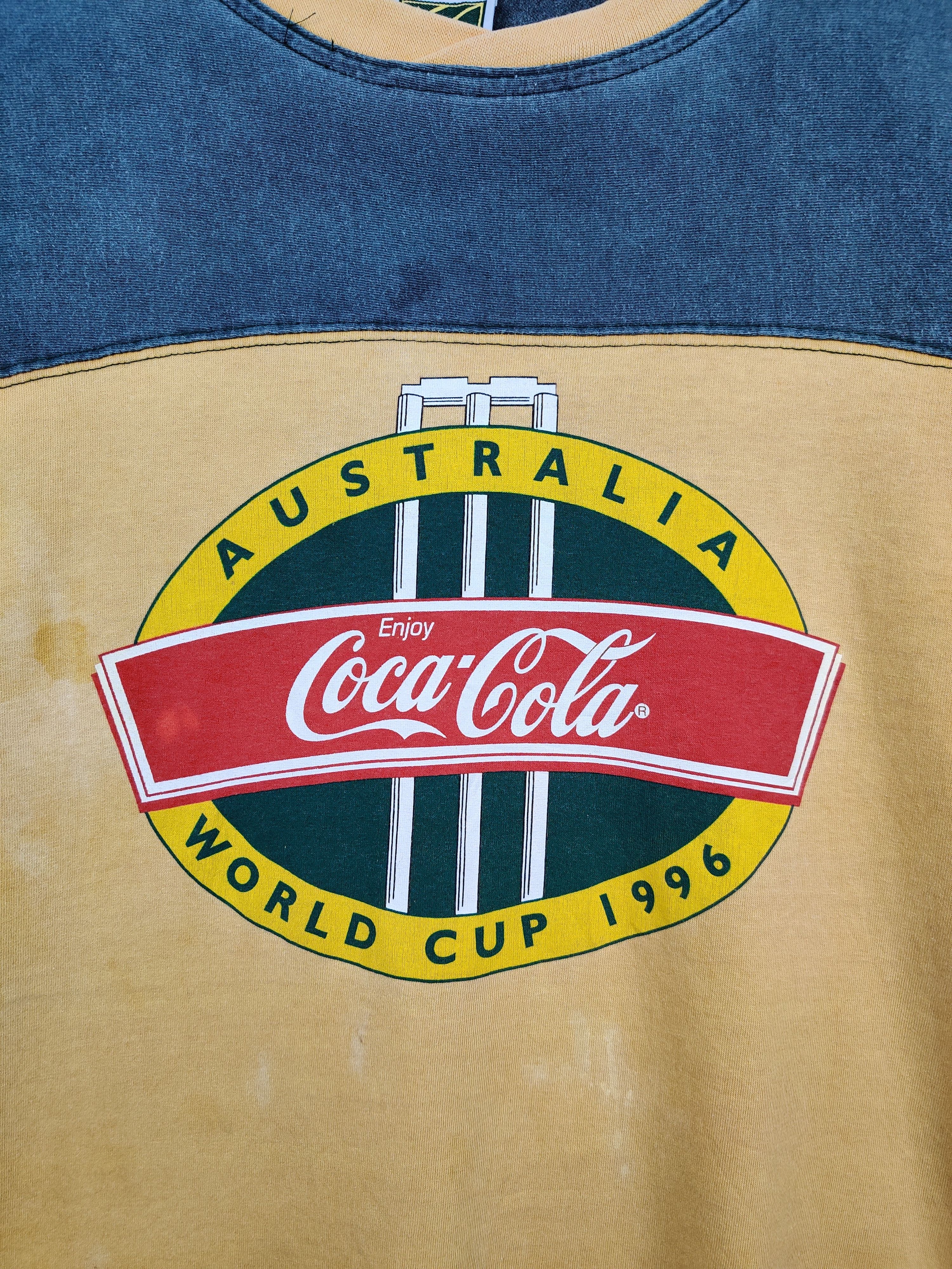 Coca Cola Vintage Coca Cola Rugby World Cup 1996 Tee Tshirt Size US XXL / EU 58 / 5 - 4 Thumbnail