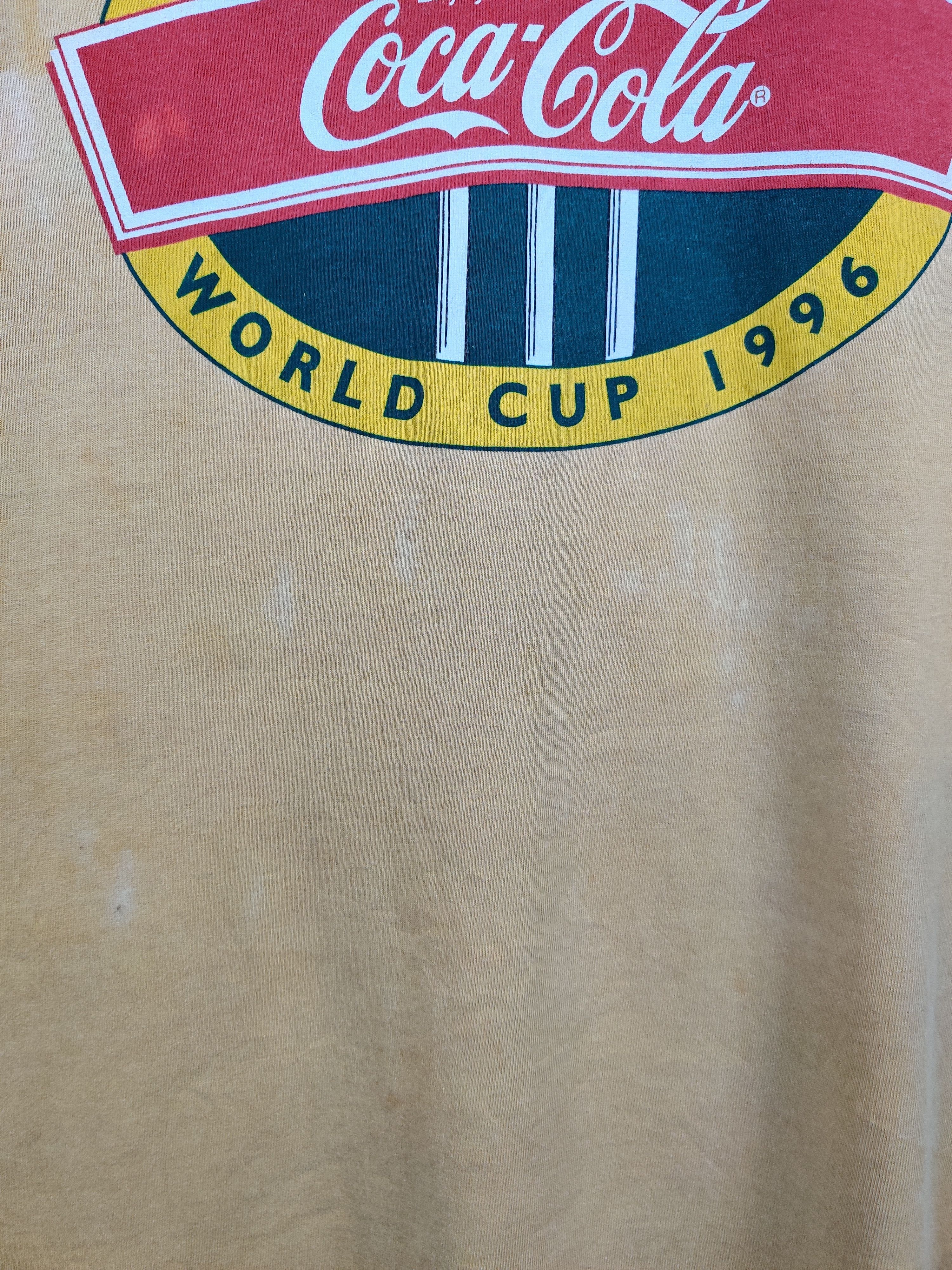 Coca Cola Vintage Coca Cola Rugby World Cup 1996 Tee Tshirt Size US XXL / EU 58 / 5 - 7 Thumbnail