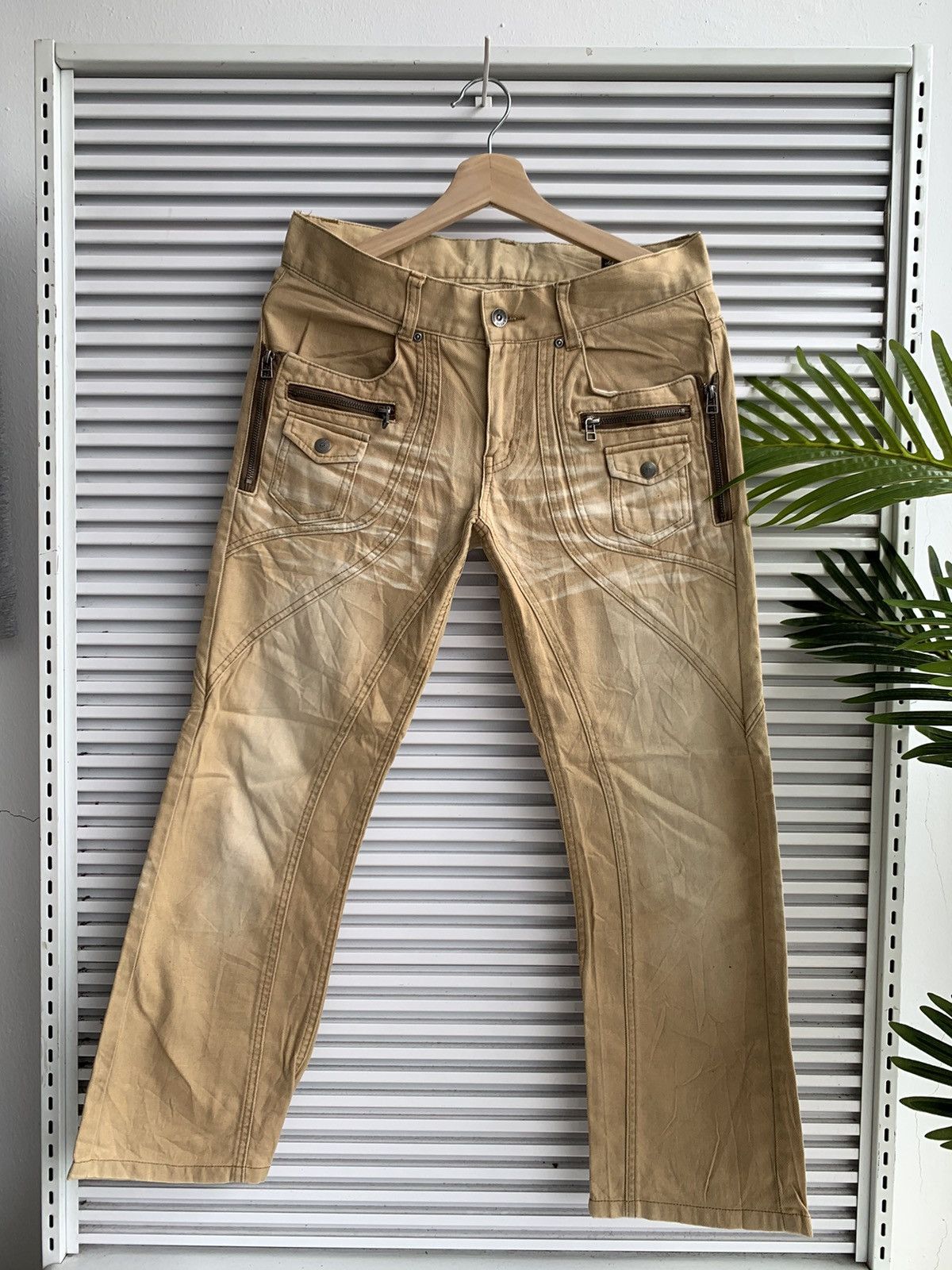 Japanese Brand Semantic Design Multi Pocket Style Denim Jeans Pant Size US 32 / EU 48 - 1 Thumbnail
