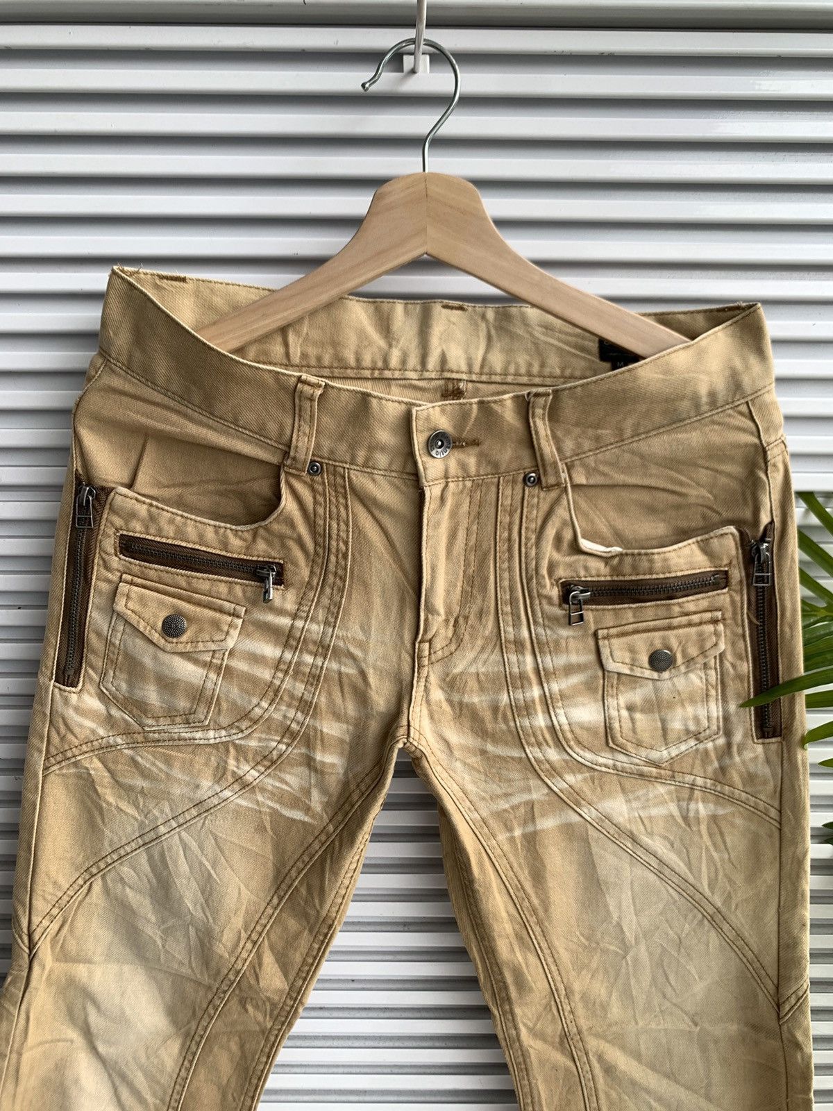Japanese Brand Semantic Design Multi Pocket Style Denim Jeans Pant Size US 32 / EU 48 - 4 Thumbnail