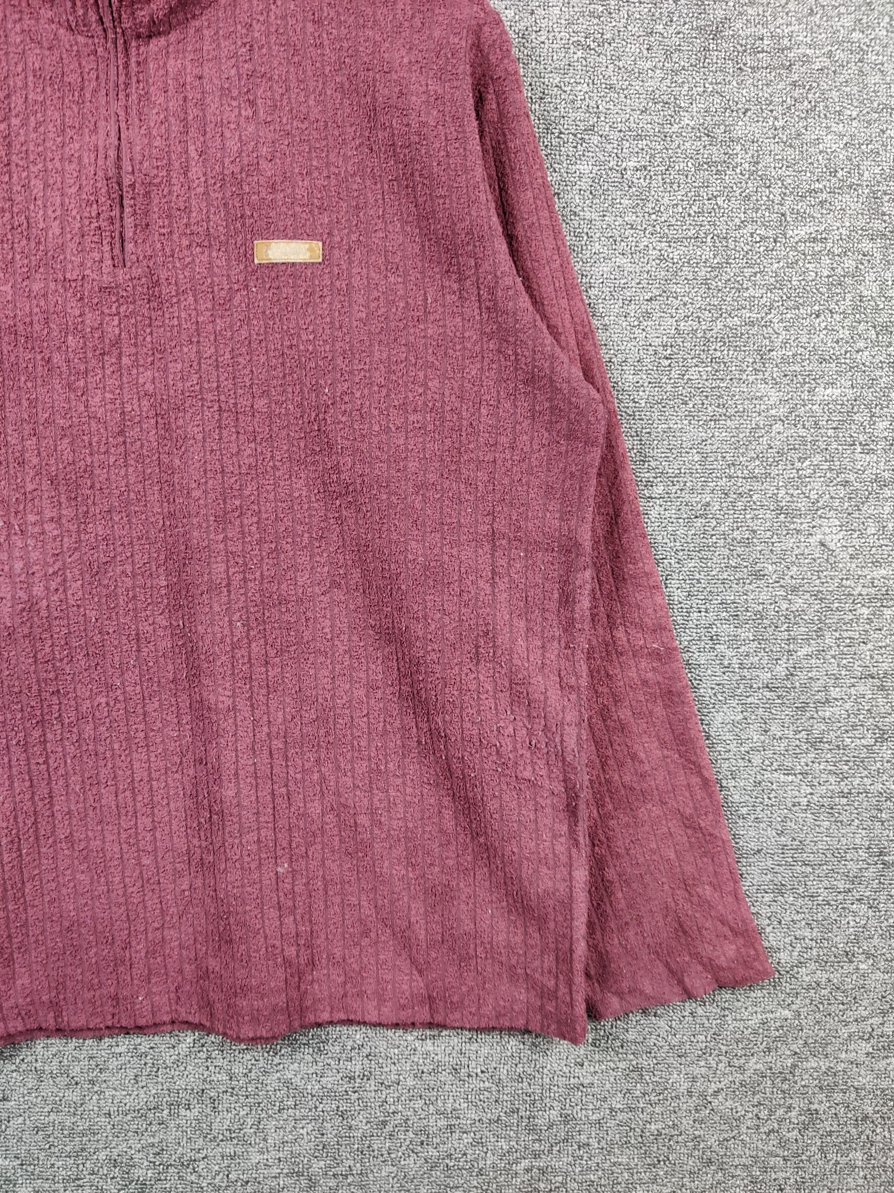 Japanese Brand Vintage First Down Knit Half Zipper Sweater Jacket Size US L / EU 52-54 / 3 - 3 Thumbnail