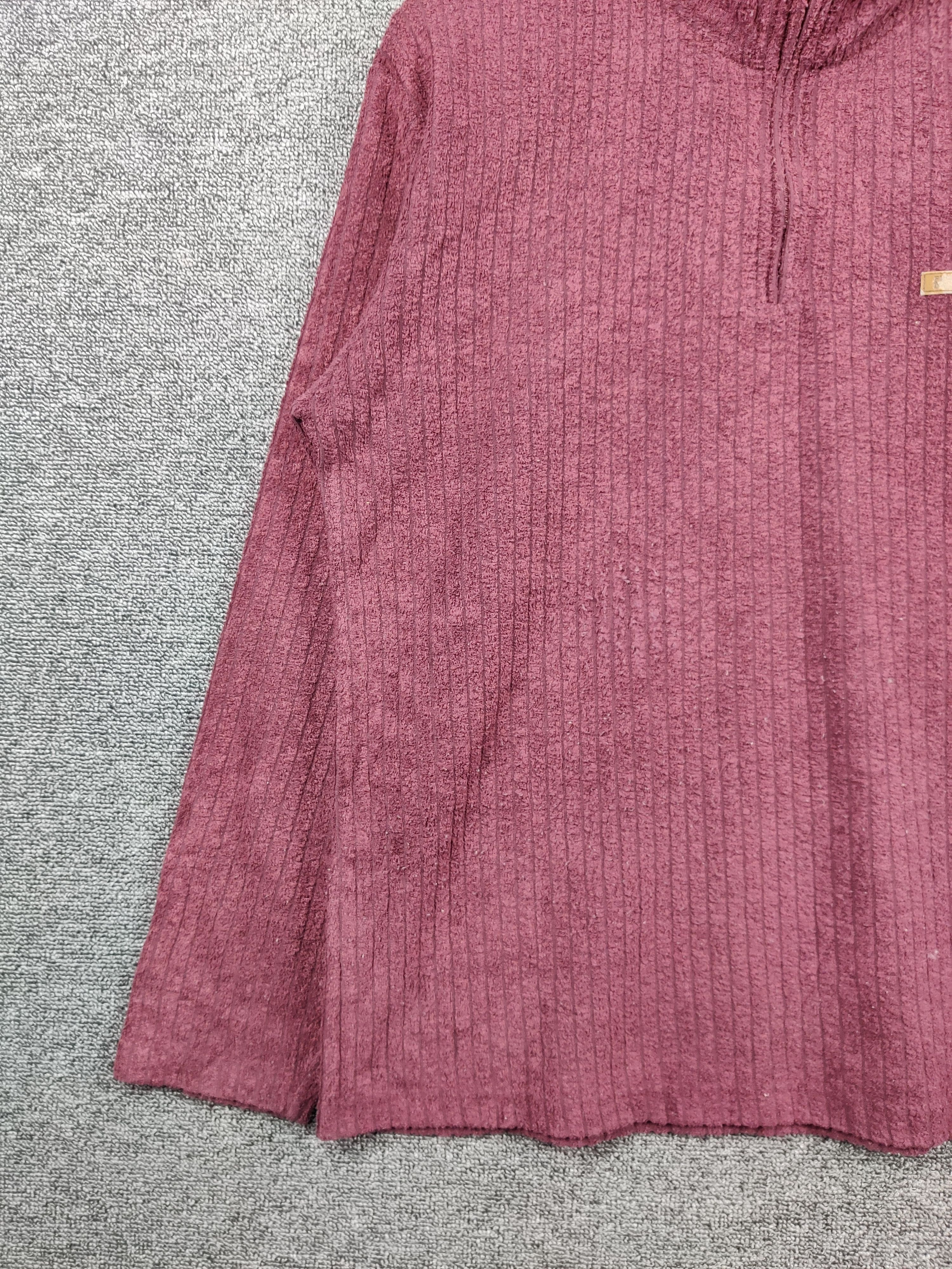 Japanese Brand Vintage First Down Knit Half Zipper Sweater Jacket Size US L / EU 52-54 / 3 - 6 Thumbnail