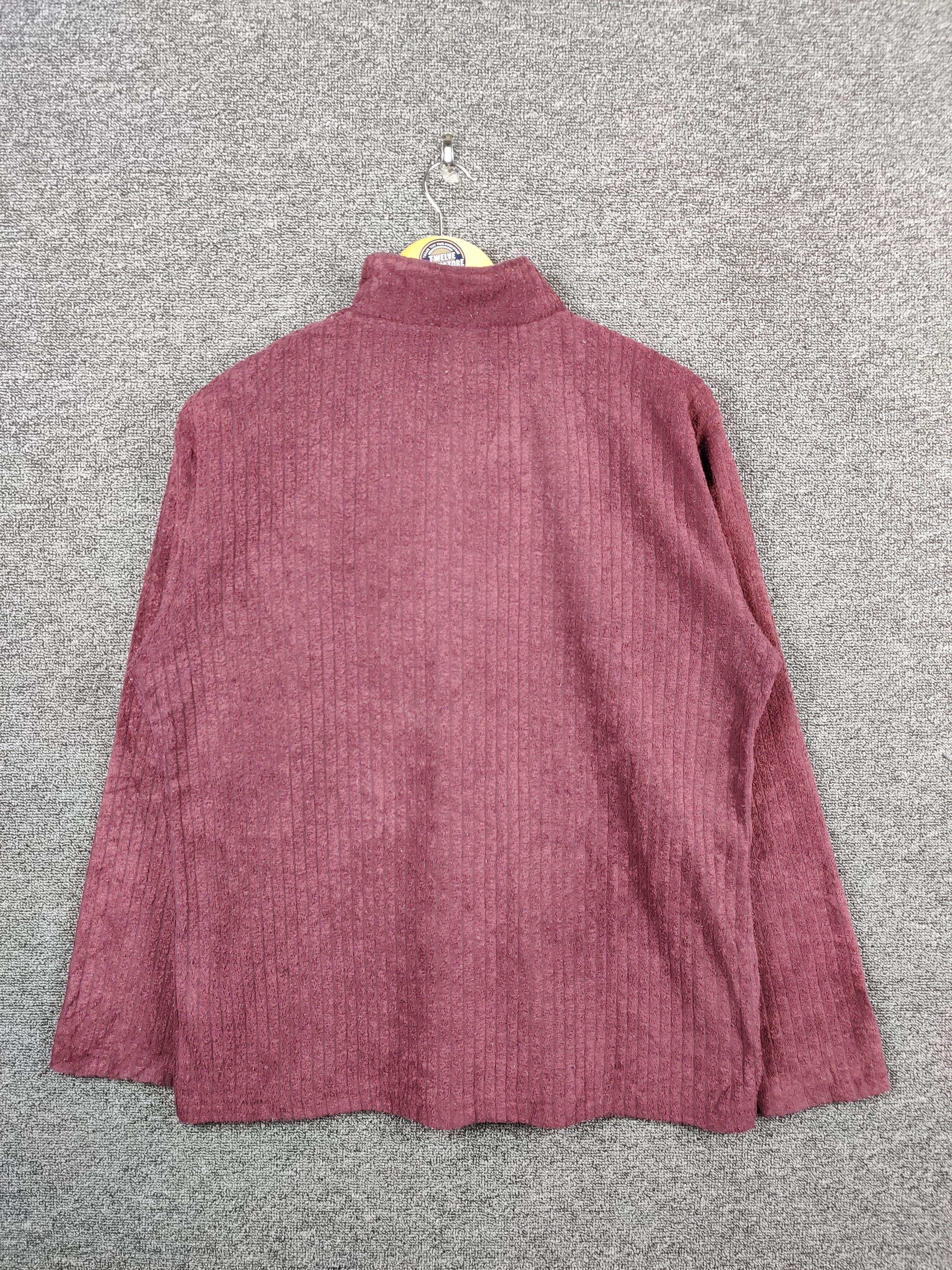 Japanese Brand Vintage First Down Knit Half Zipper Sweater Jacket Size US L / EU 52-54 / 3 - 10 Thumbnail